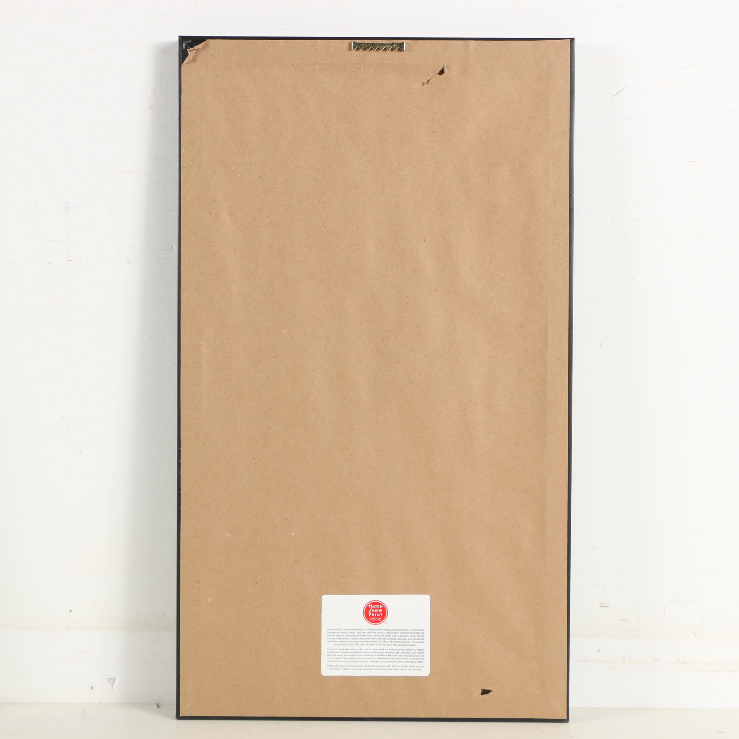 Hatch Show Print Posters Featuring Johnny Cash and Patsy Cline