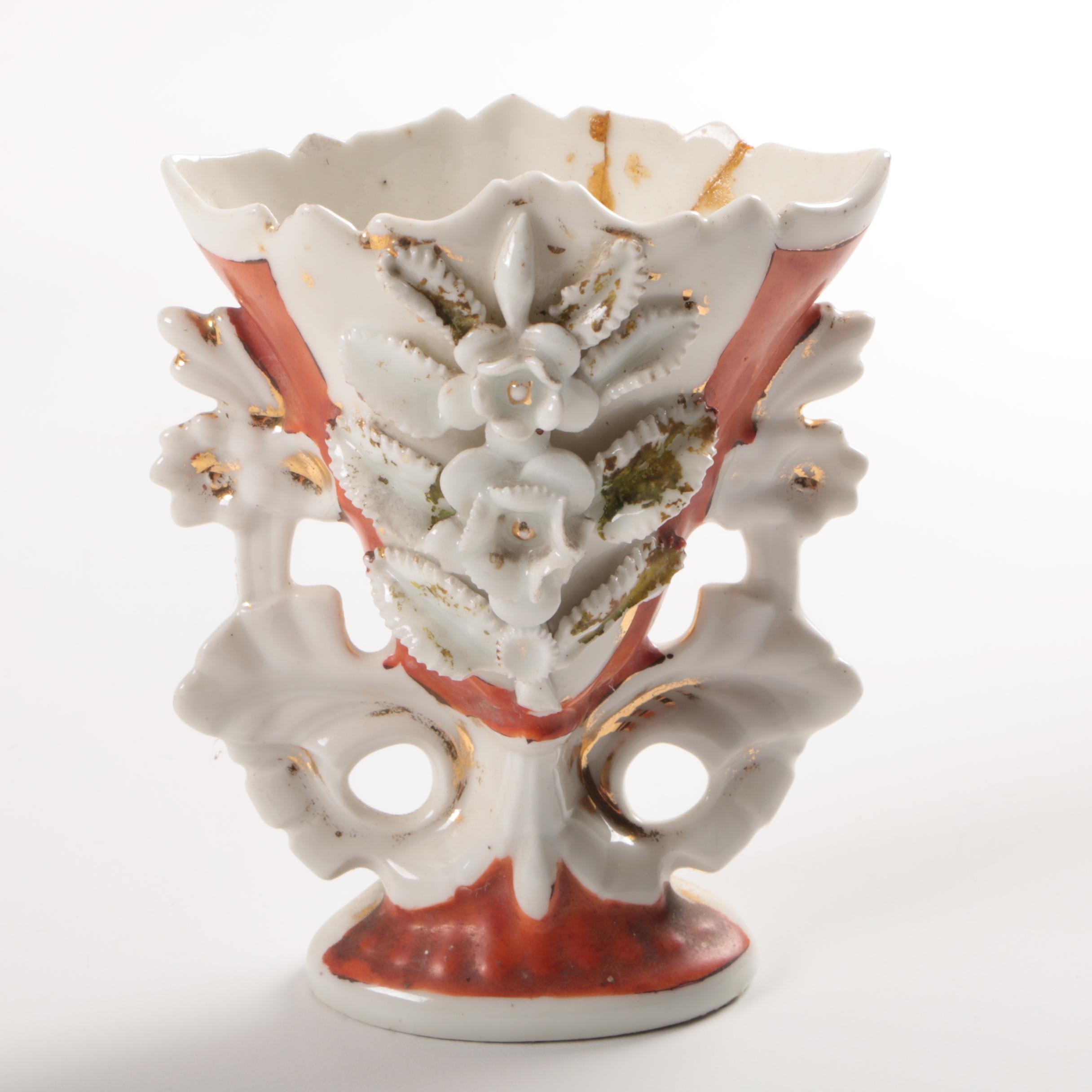 Antique Vases Featuring Christian Fischer Pirkenhammer Bohemia