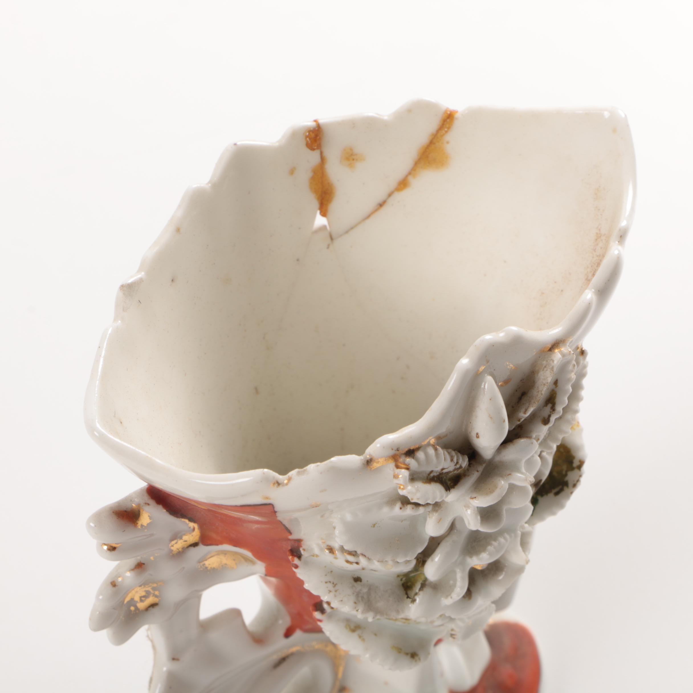 Antique Vases Featuring Christian Fischer Pirkenhammer Bohemia