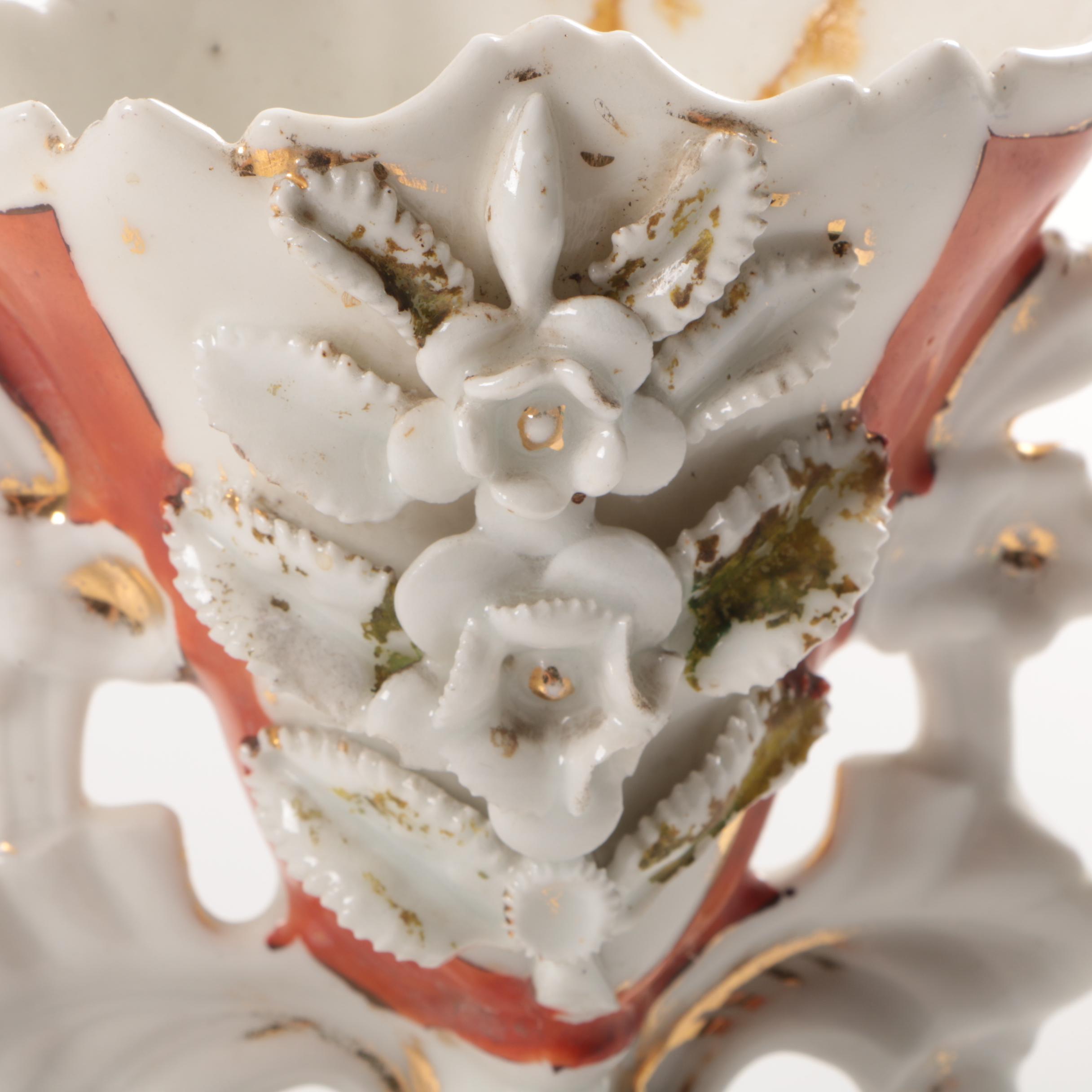 Antique Vases Featuring Christian Fischer Pirkenhammer Bohemia