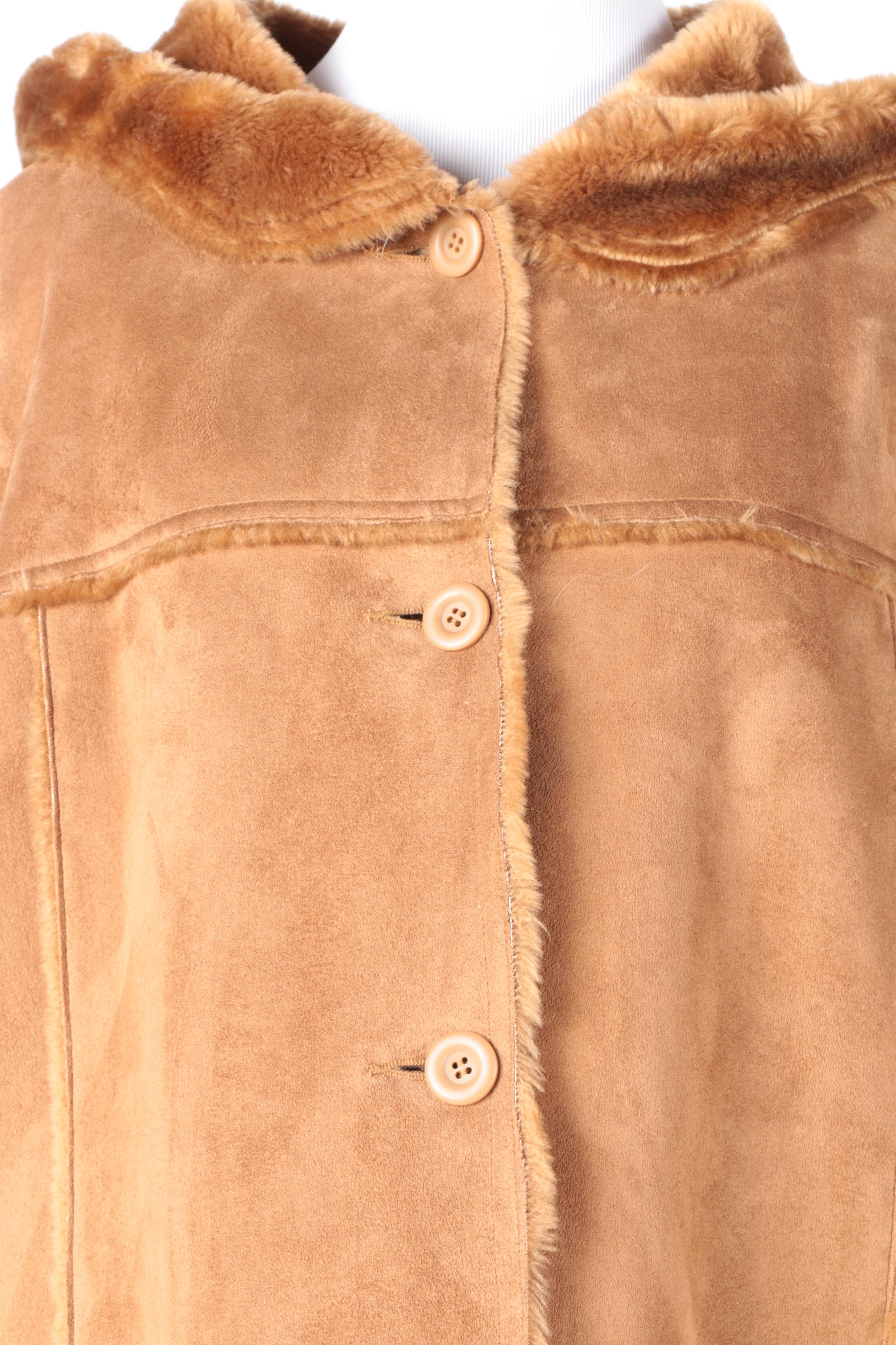 Women's Circa 1970s Faux Fur and Faux Suede Coats