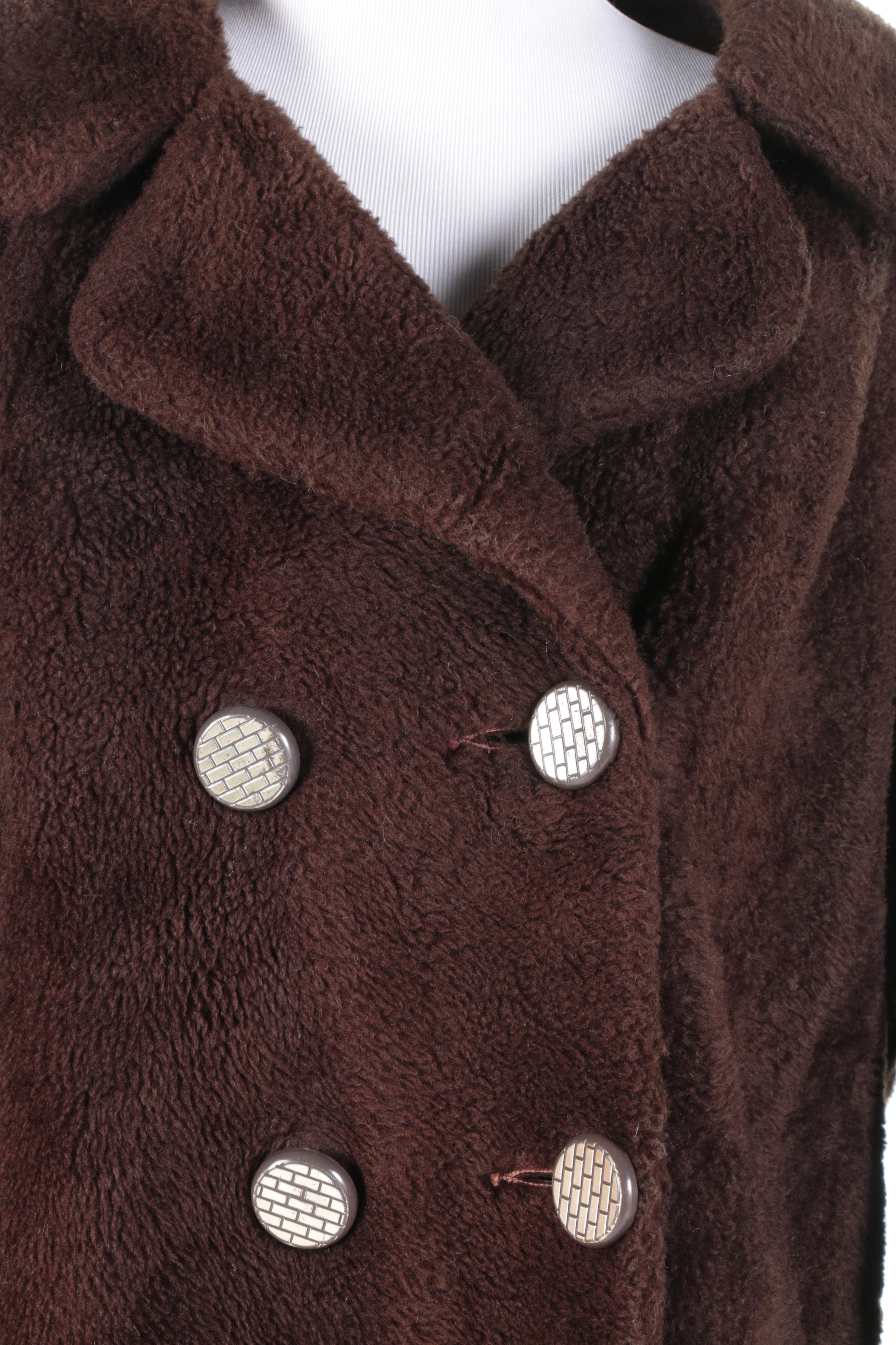 Women's Circa 1970s Faux Fur and Faux Suede Coats