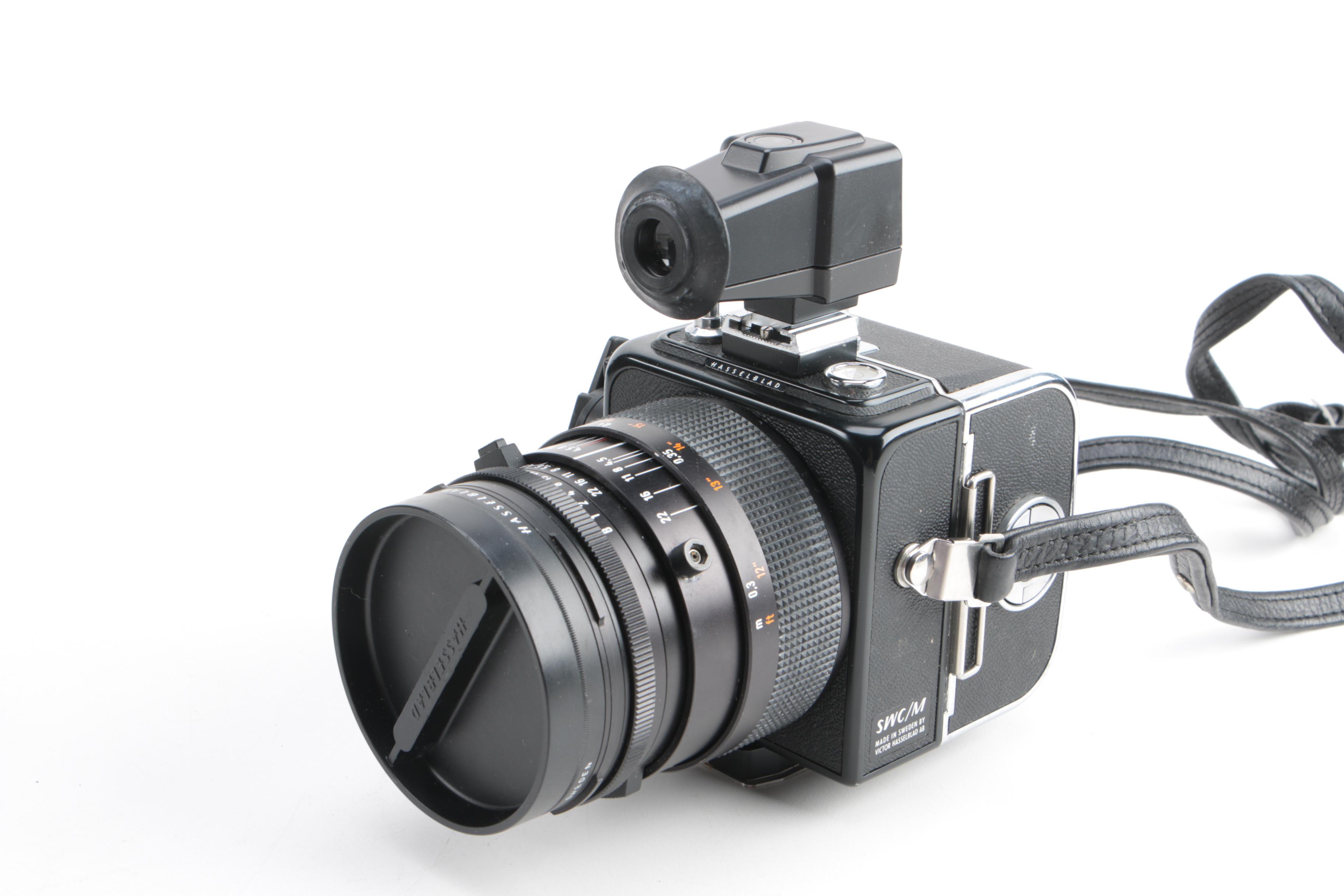 Vintage Hasselblad SWC/M Camera with Bag and Accessories