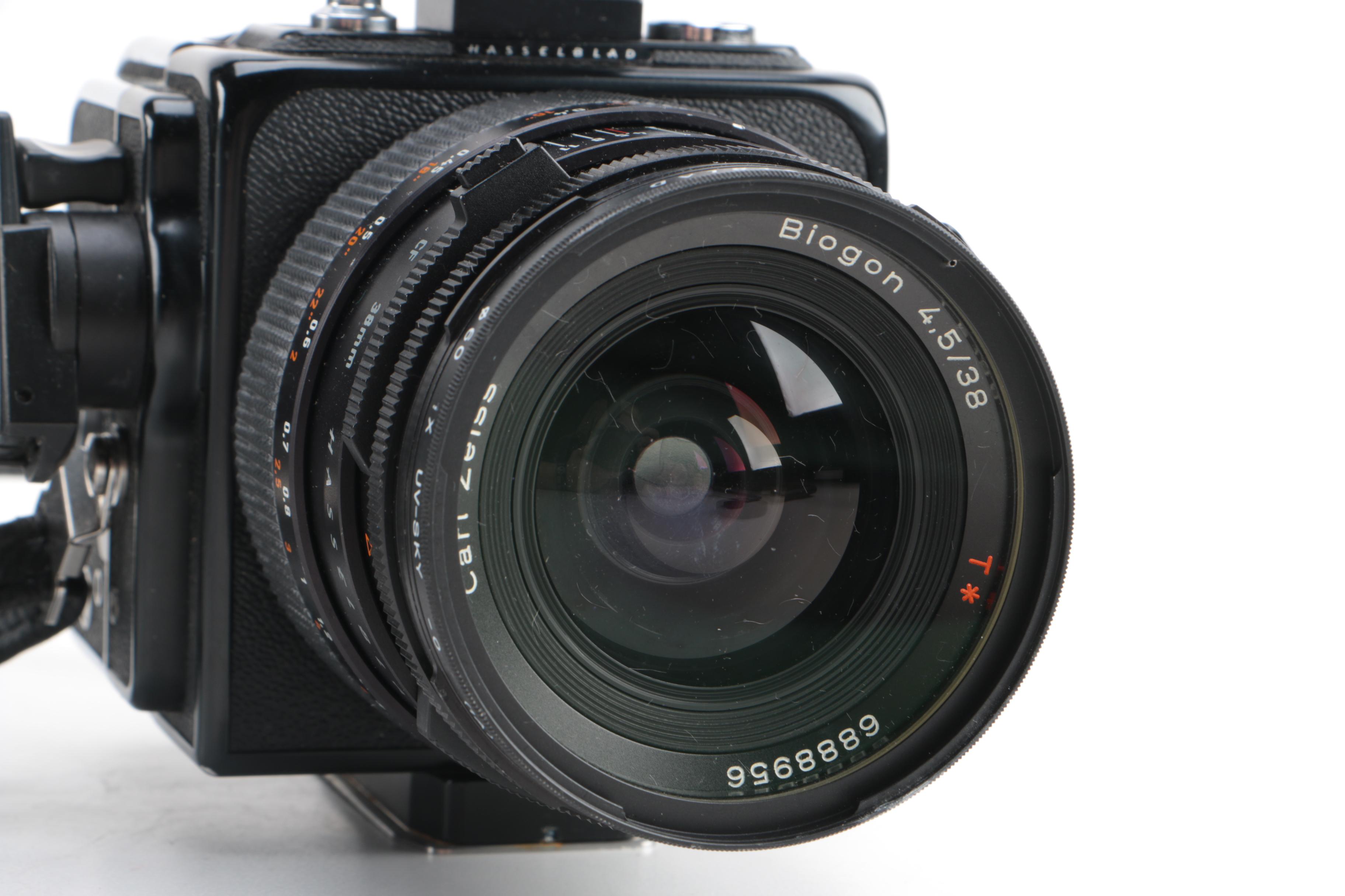 Vintage Hasselblad SWC/M Camera with Bag and Accessories