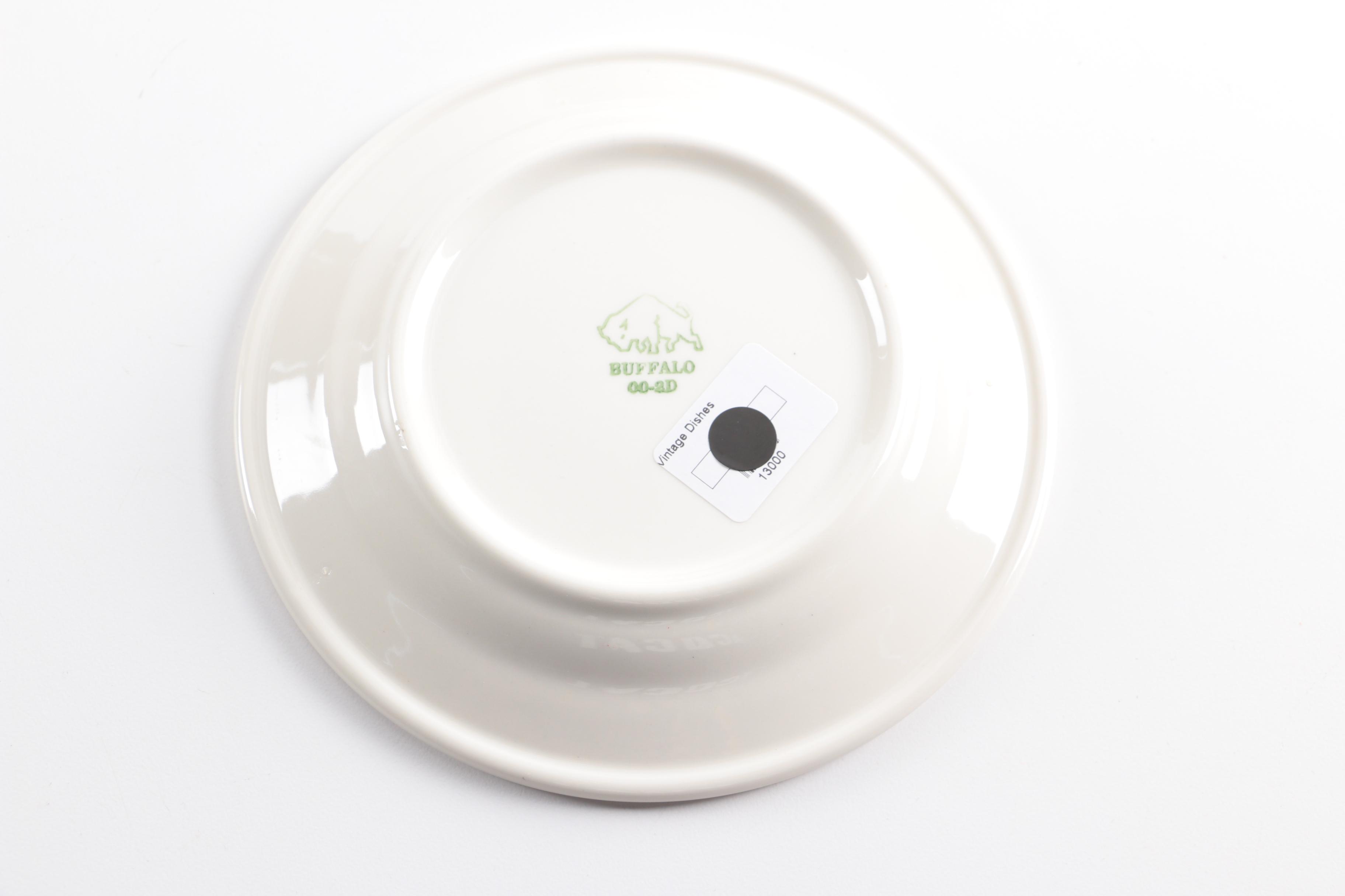 Homer Laughlin and Buffalo China Plates