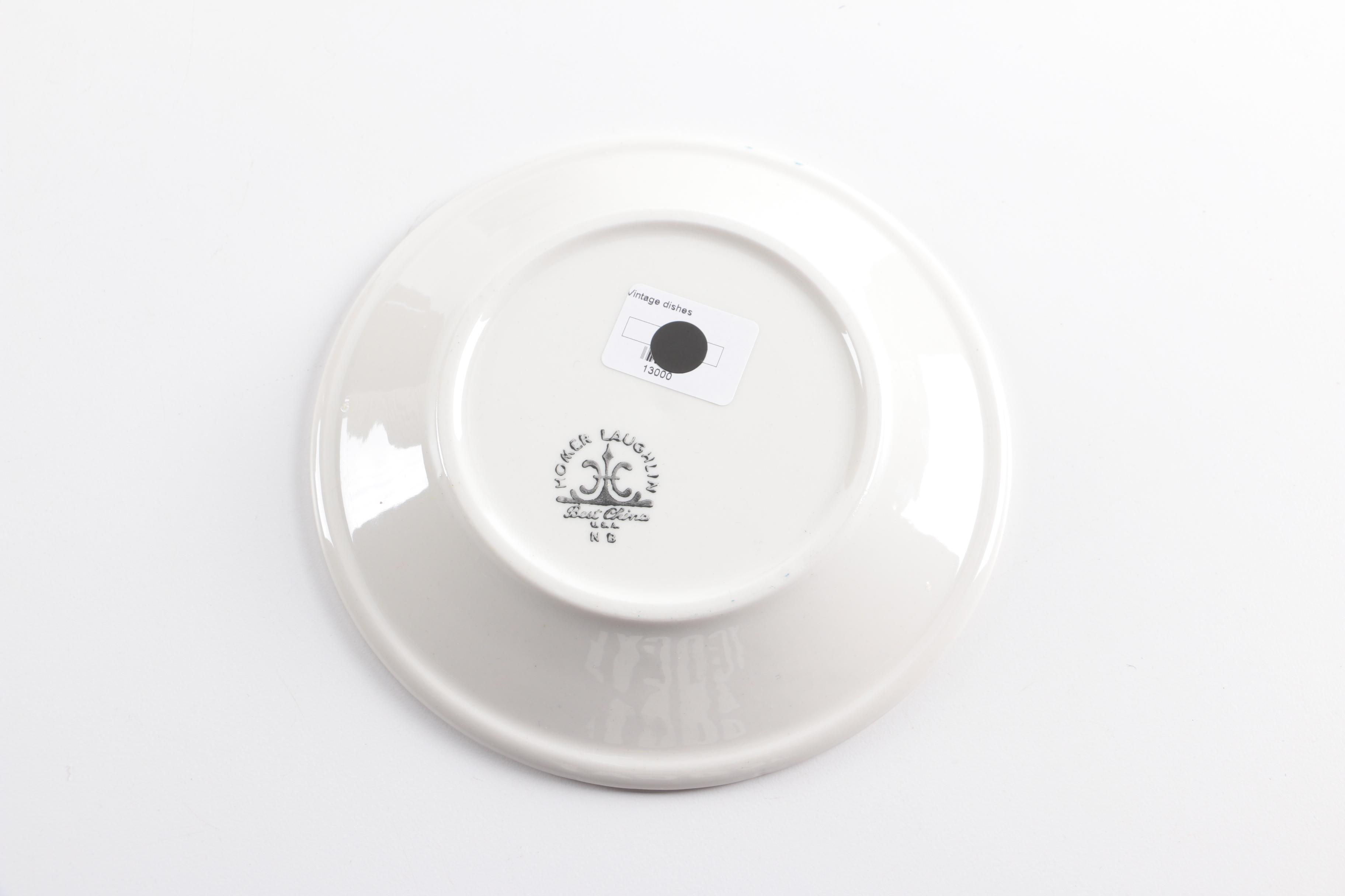 Homer Laughlin and Buffalo China Plates