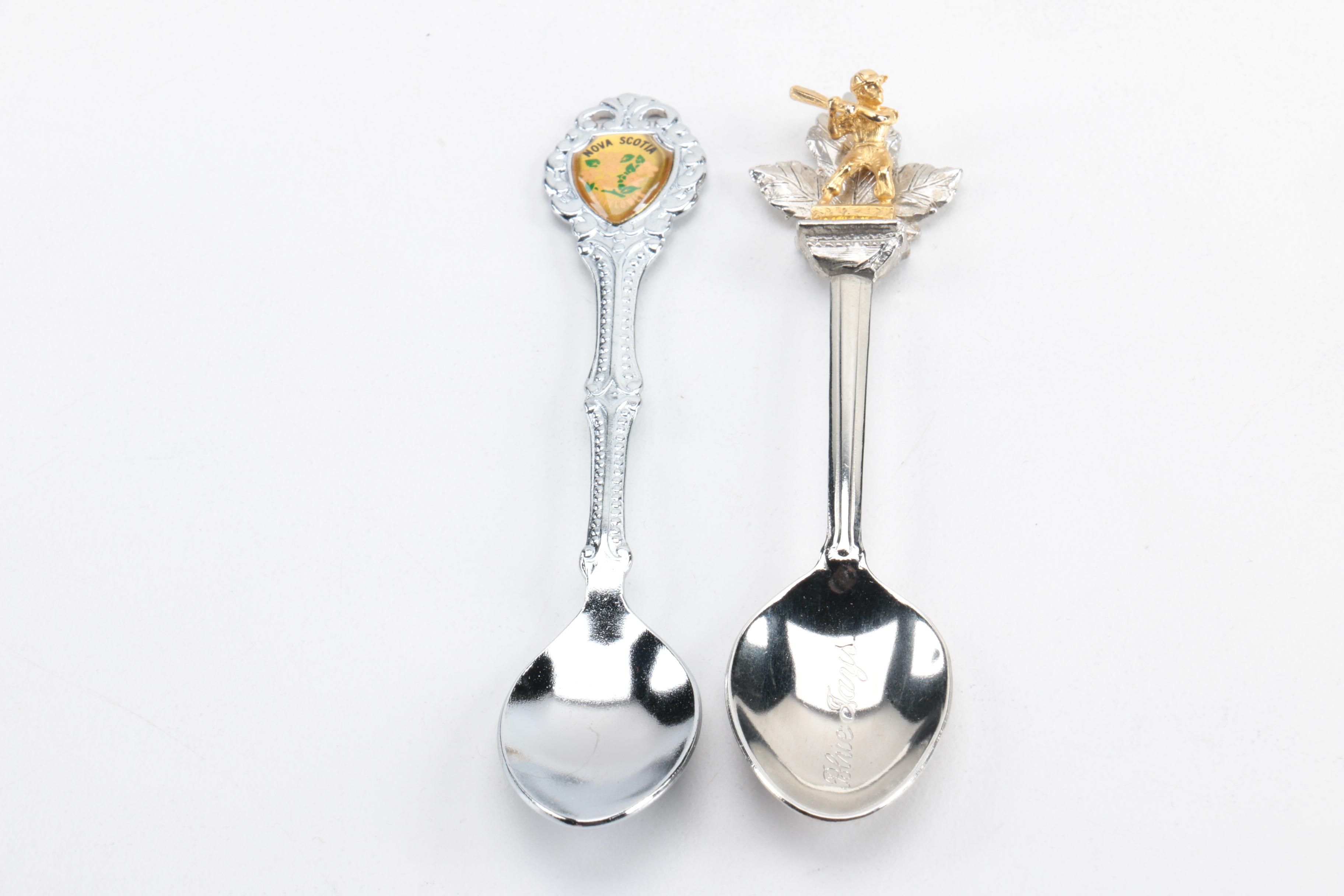 Canadian Souvenir Barware, Spoons and Tourism Decor