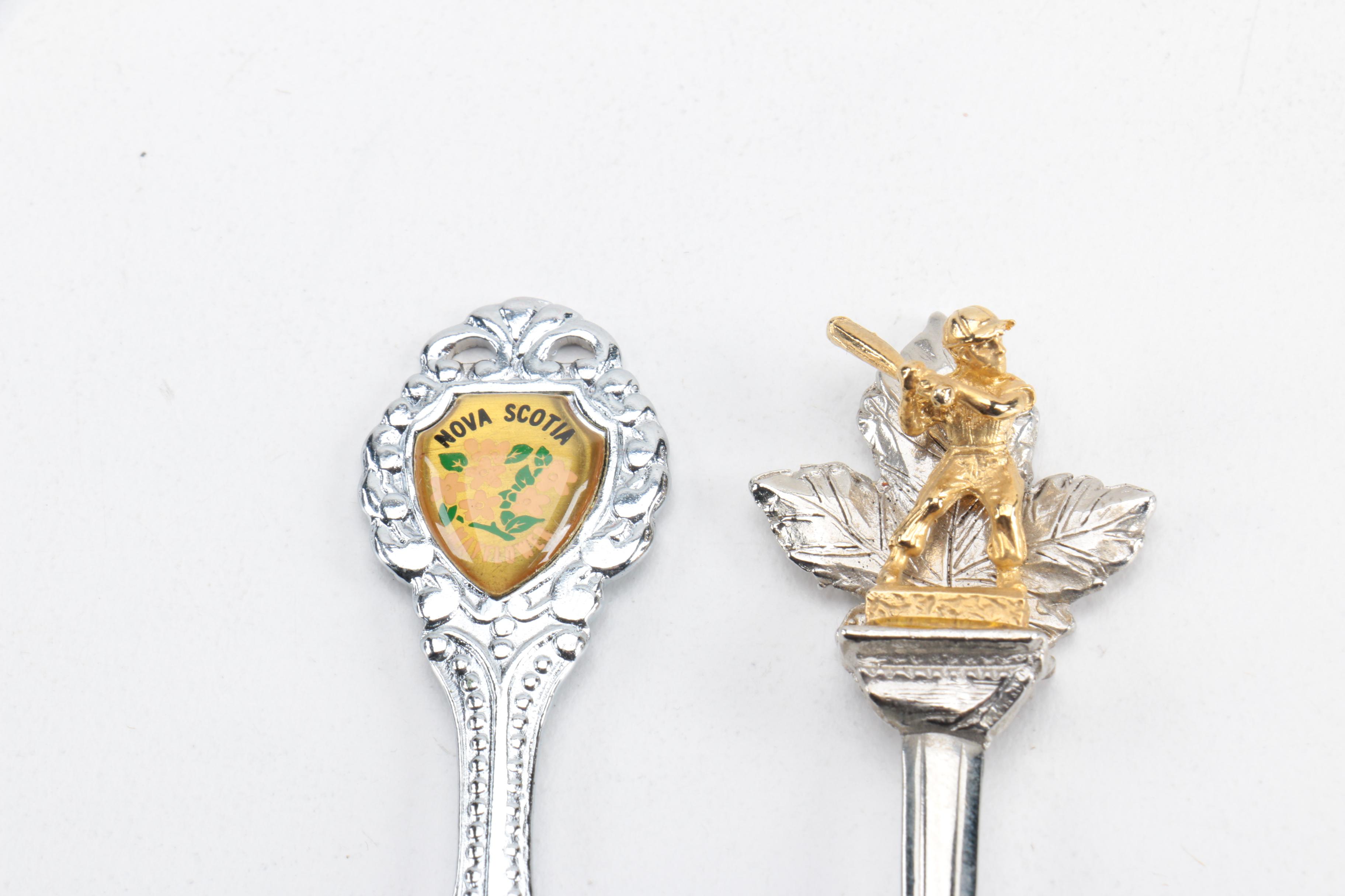 Canadian Souvenir Barware, Spoons and Tourism Decor