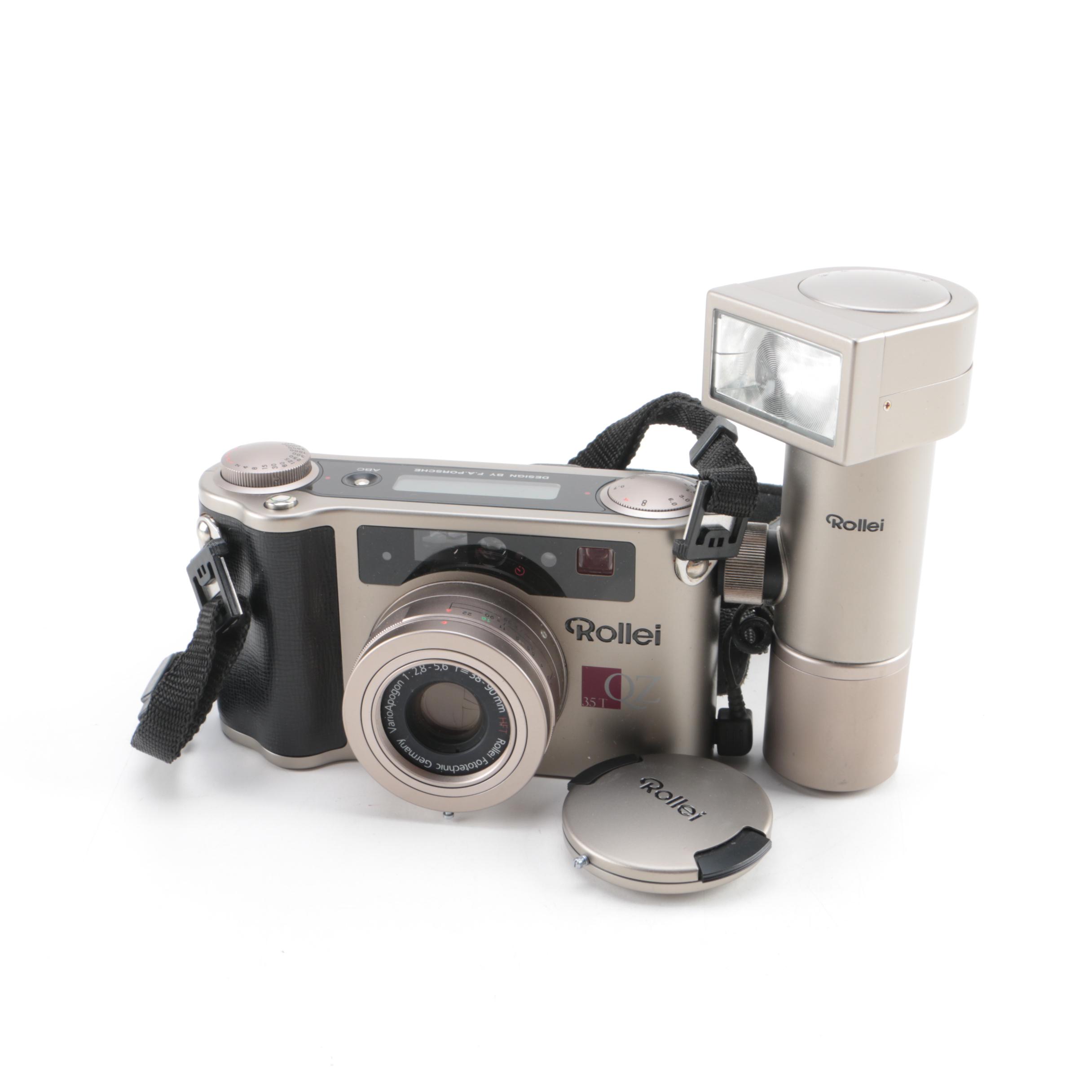 Rollei QZ 35T Camera with Flash