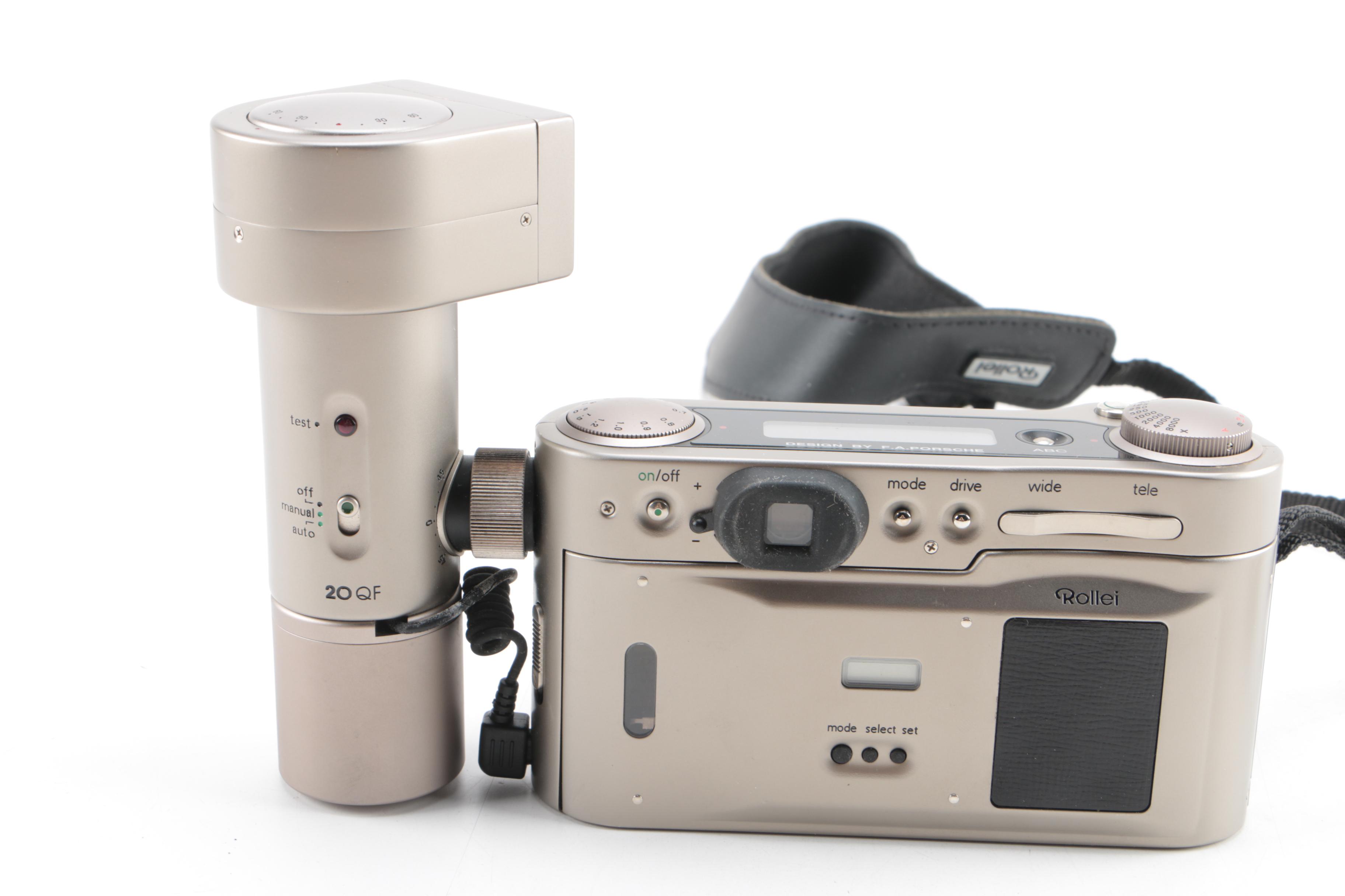 Rollei QZ 35T Camera with Flash