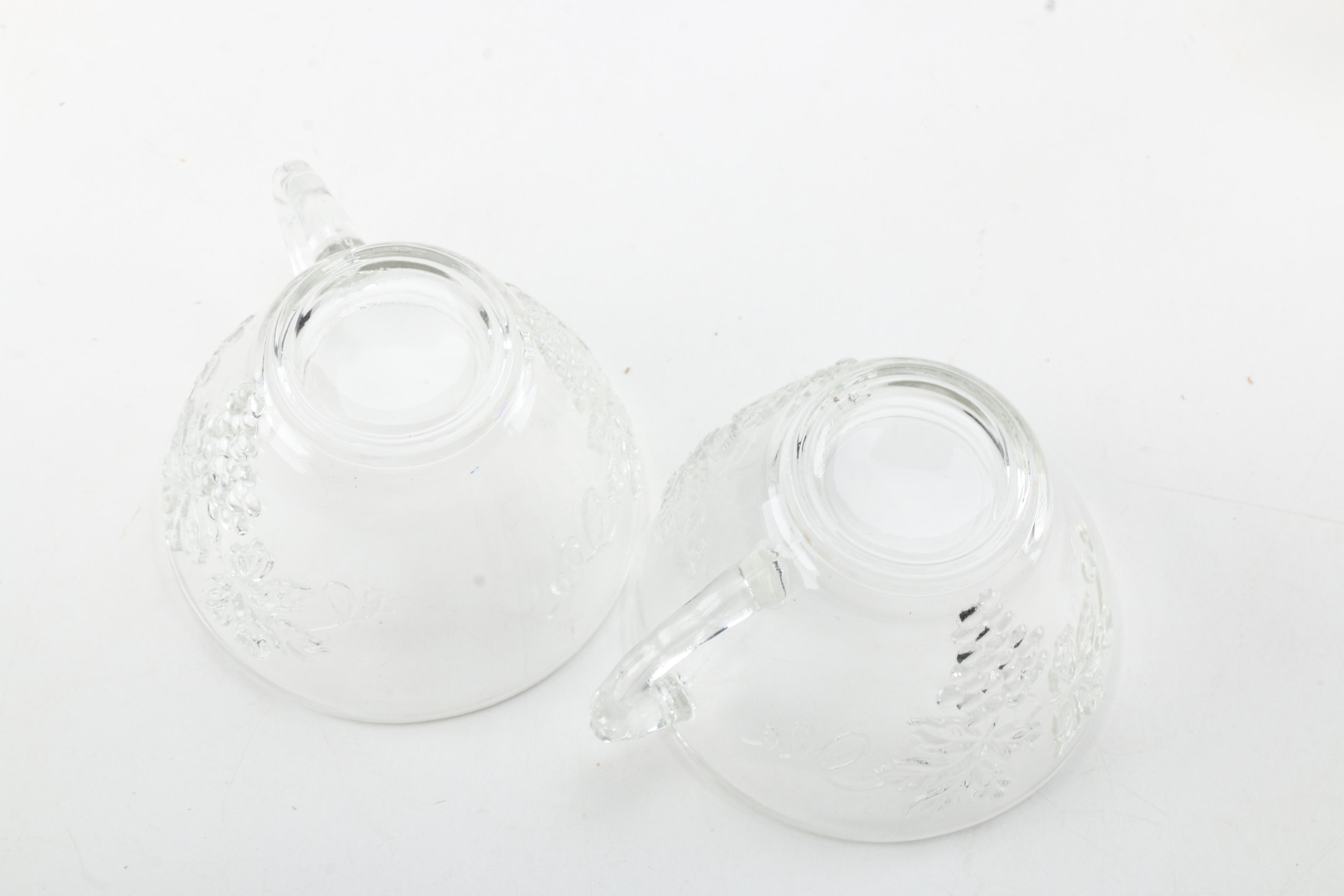 Anchor Hocking "Vintage Clear" Punch Bowl Set