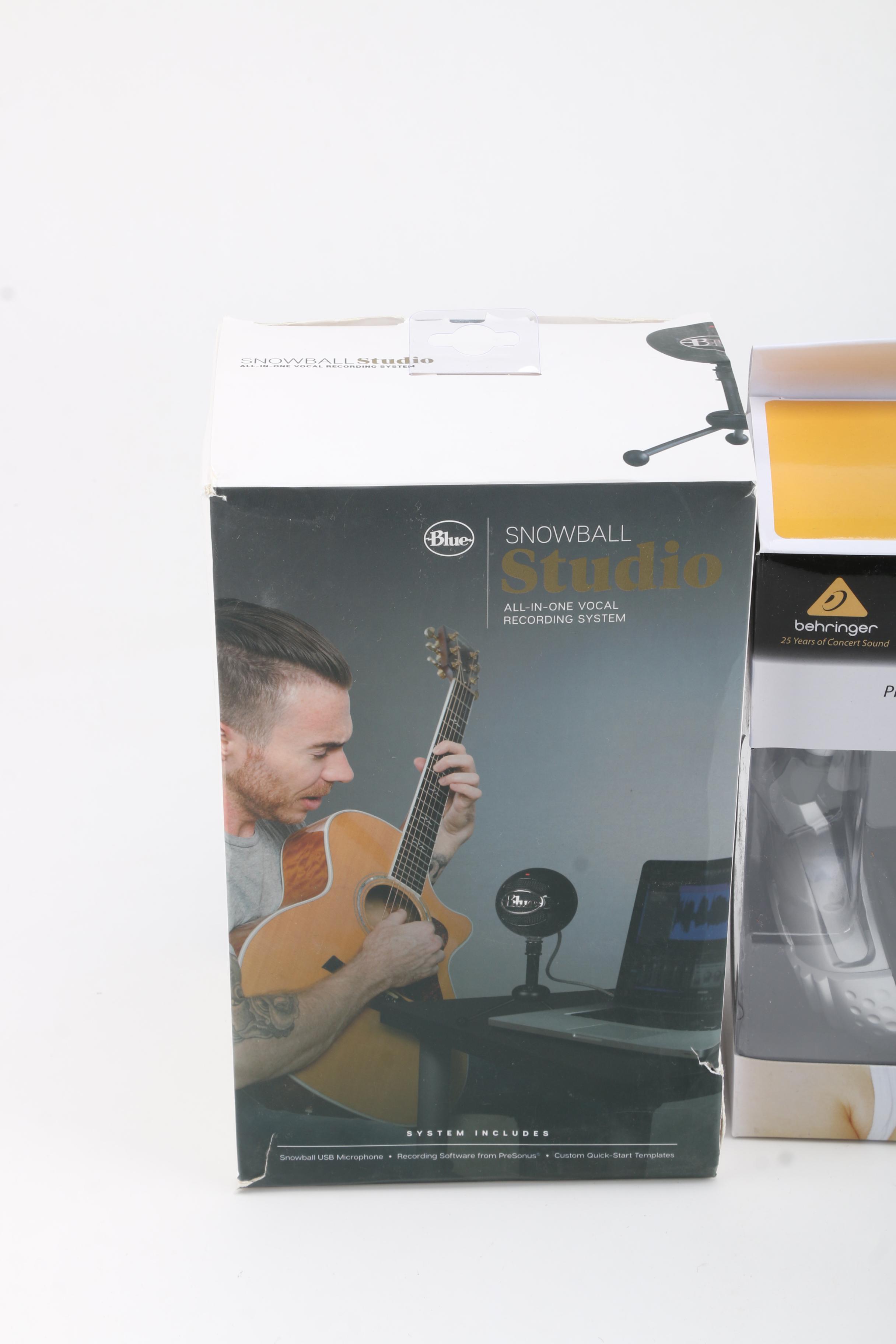 Novation, Headphones and Snowball Studio