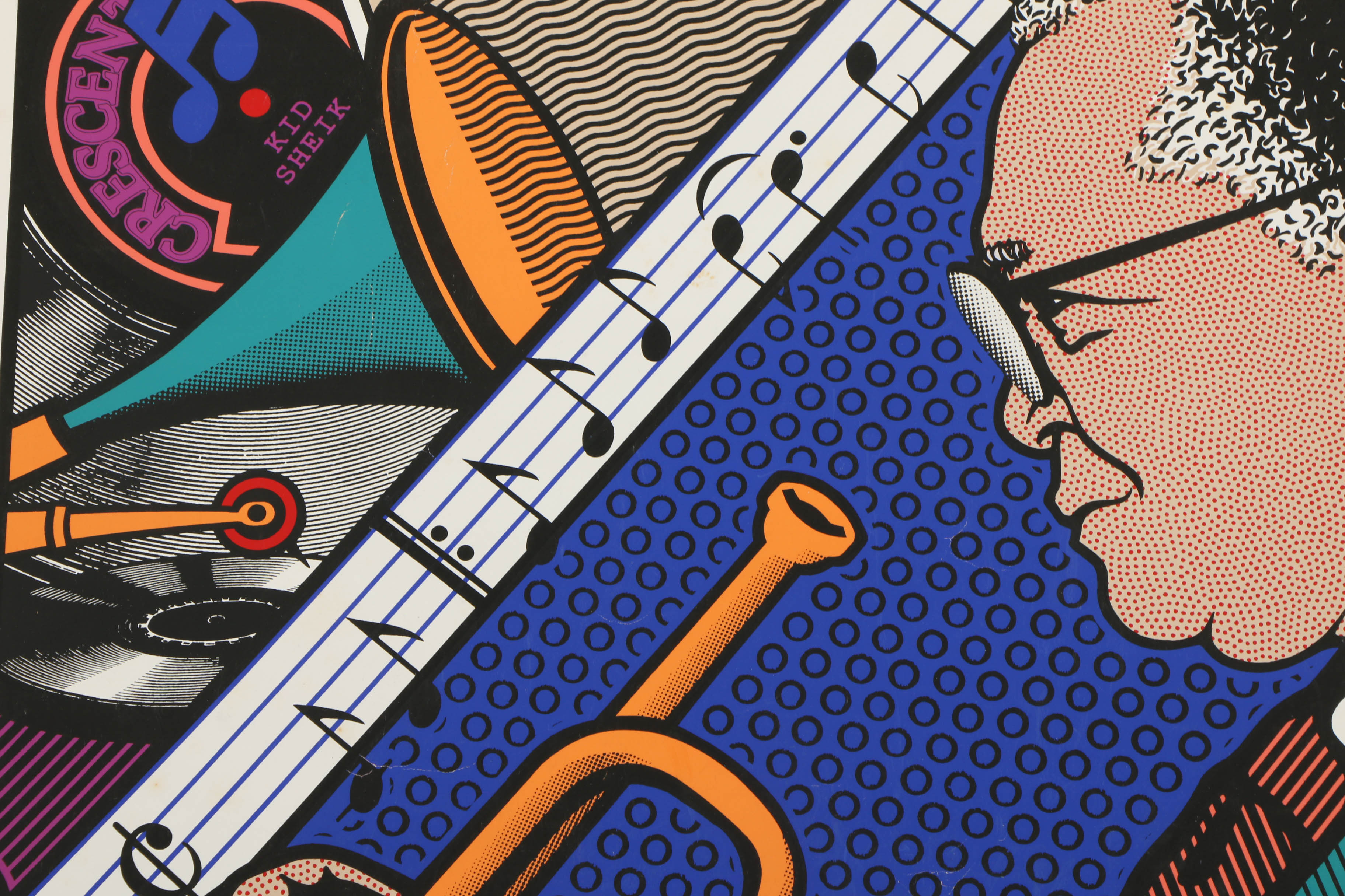 Limited Edition Serigraph Poster "1990 New Orleans Jazz and Heritage Festival"