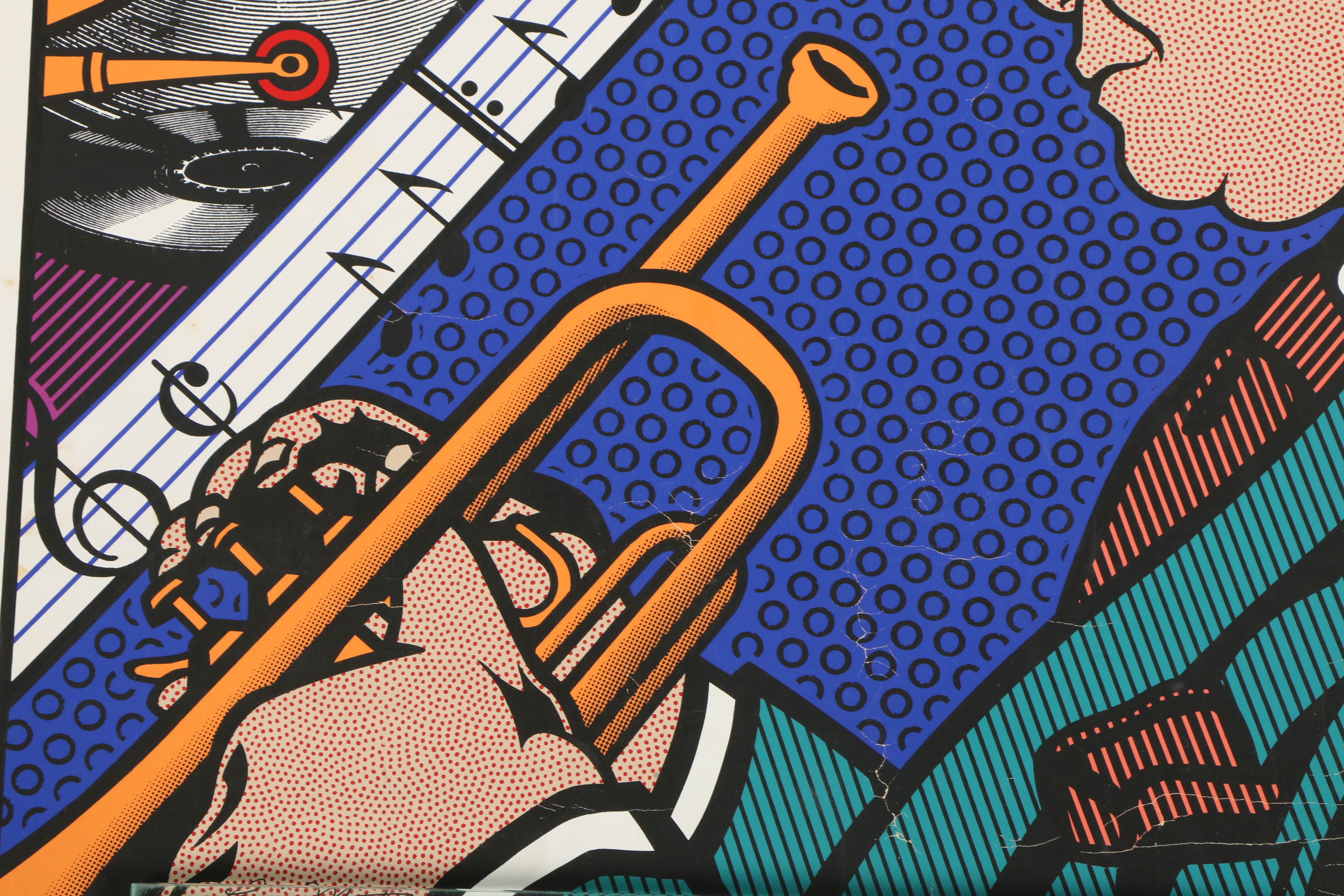 Limited Edition Serigraph Poster "1990 New Orleans Jazz and Heritage Festival"