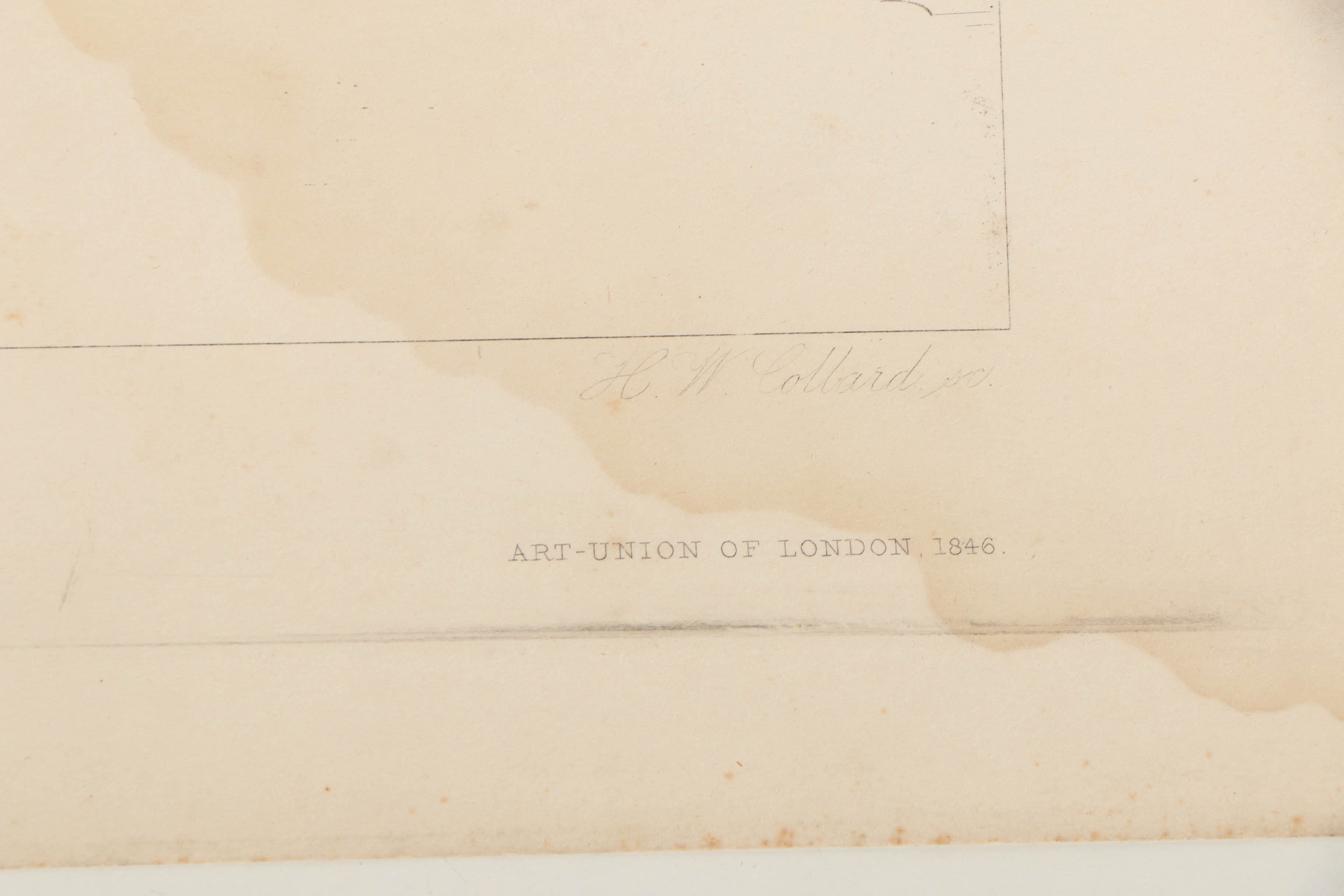 G. E. Hicks Etchings on Paper of Historical Scenes