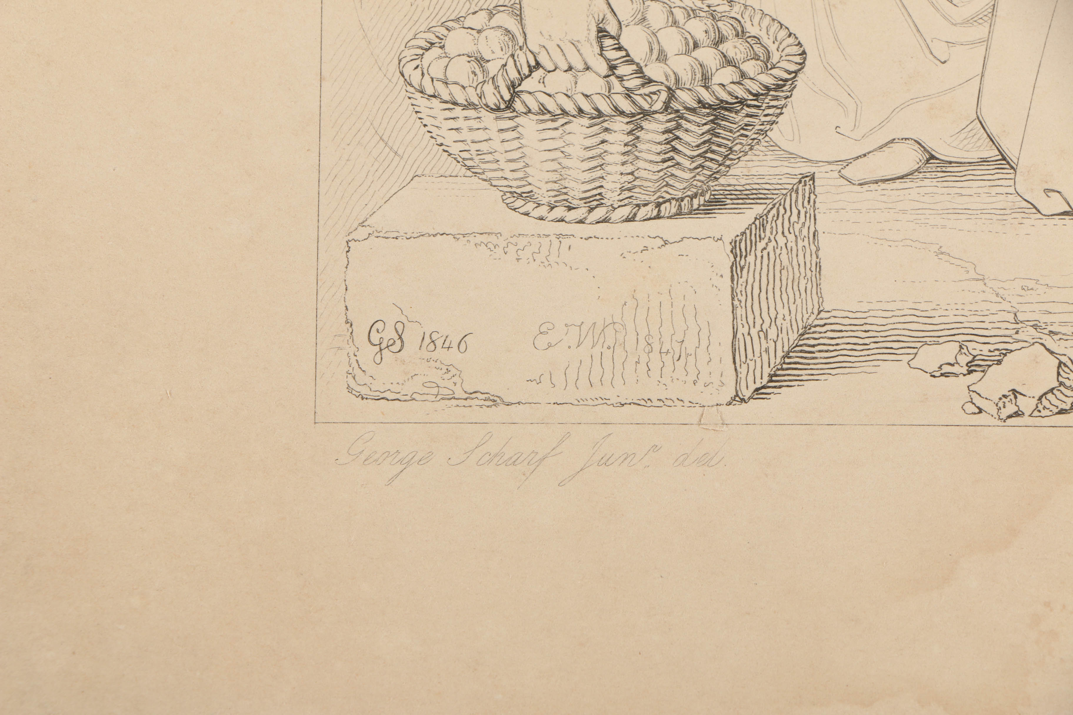 G. E. Hicks Etchings on Paper of Historical Scenes