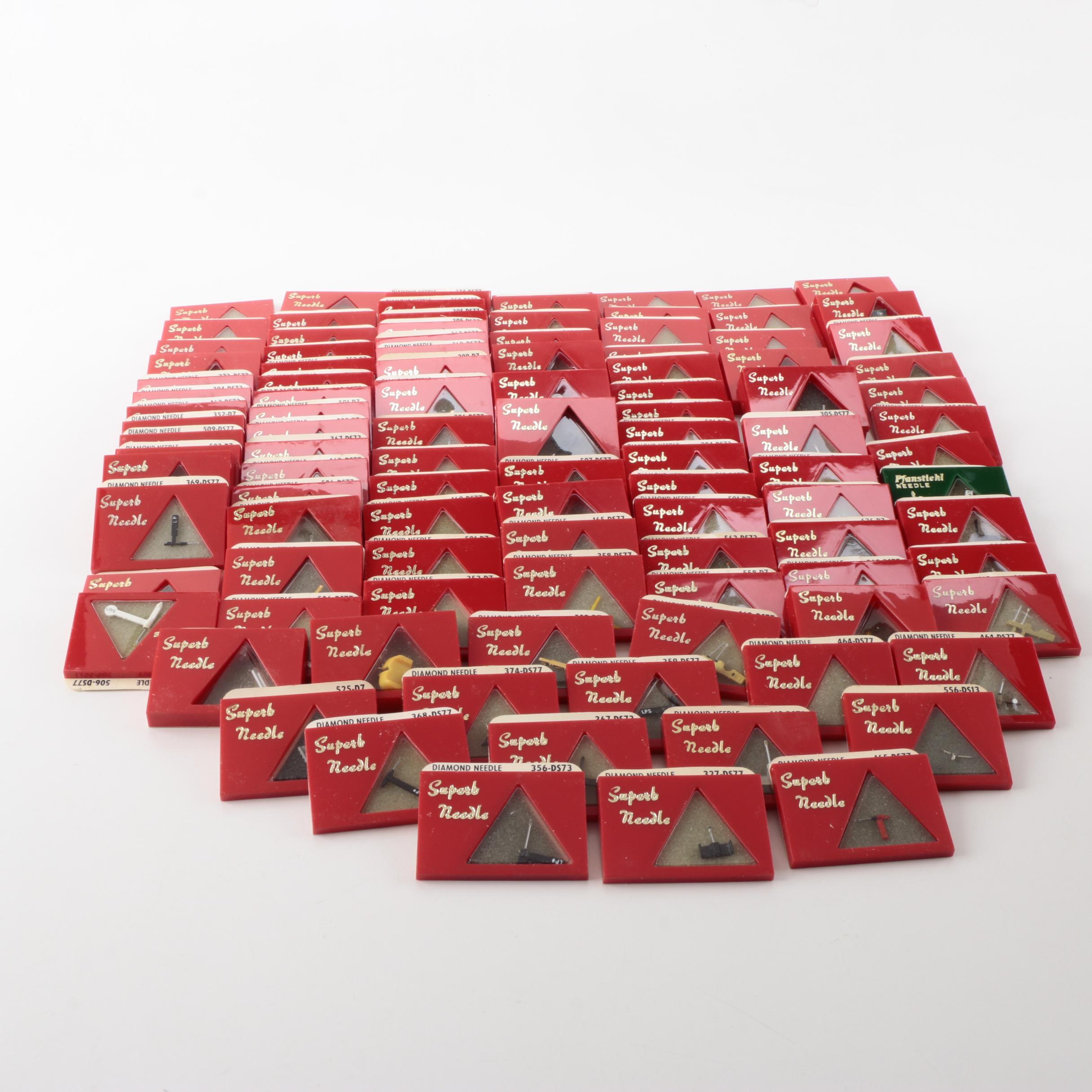 Over 100 Vintage Superb Turntable Needles