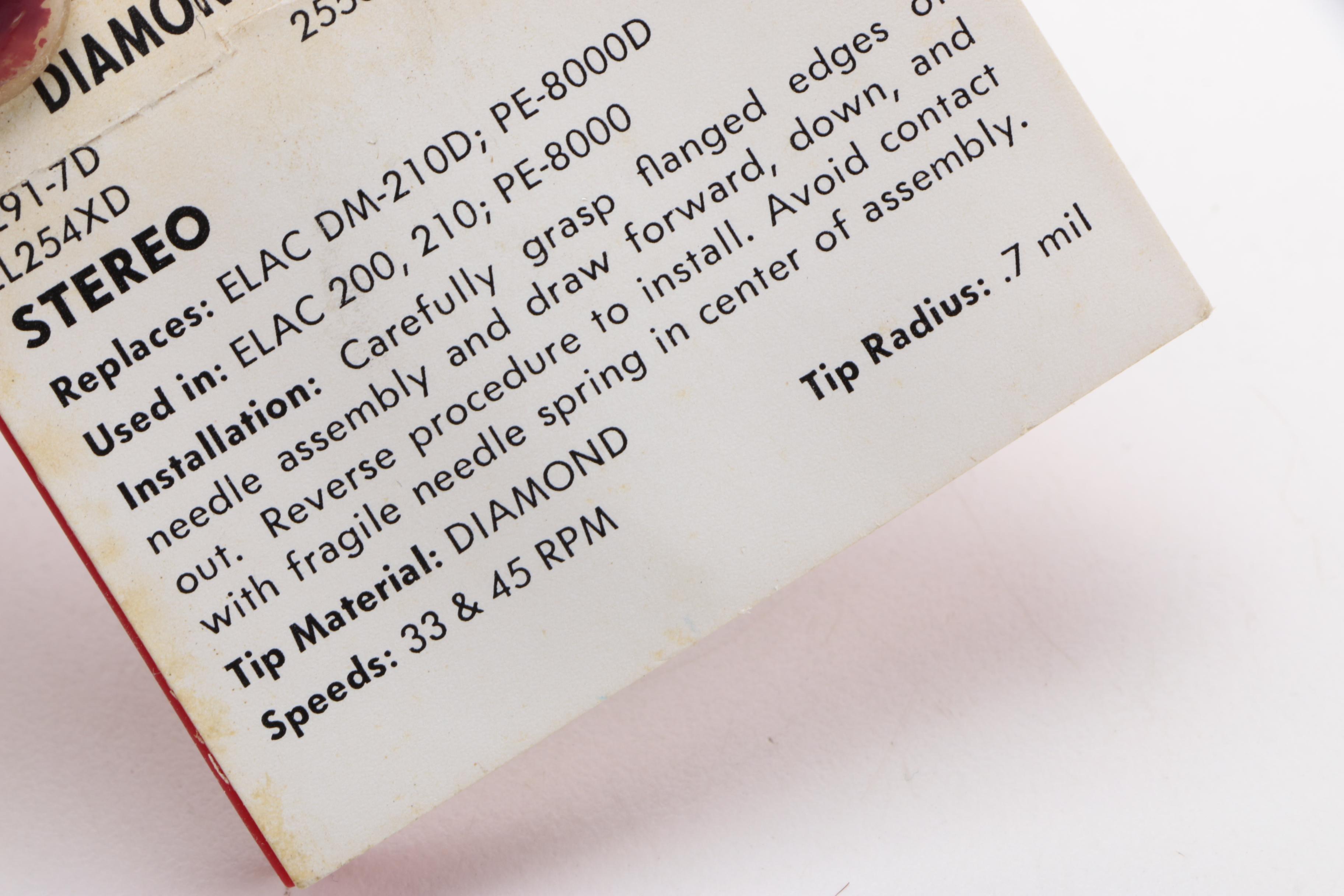 Over 100 Vintage Superb Turntable Needles