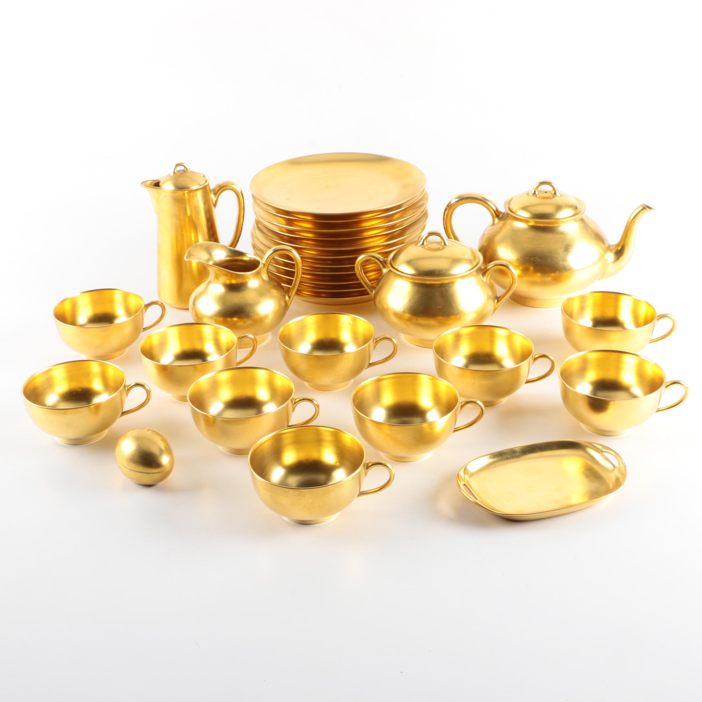 Haviland & Co. Limoges Gilt Ceramic Tableware