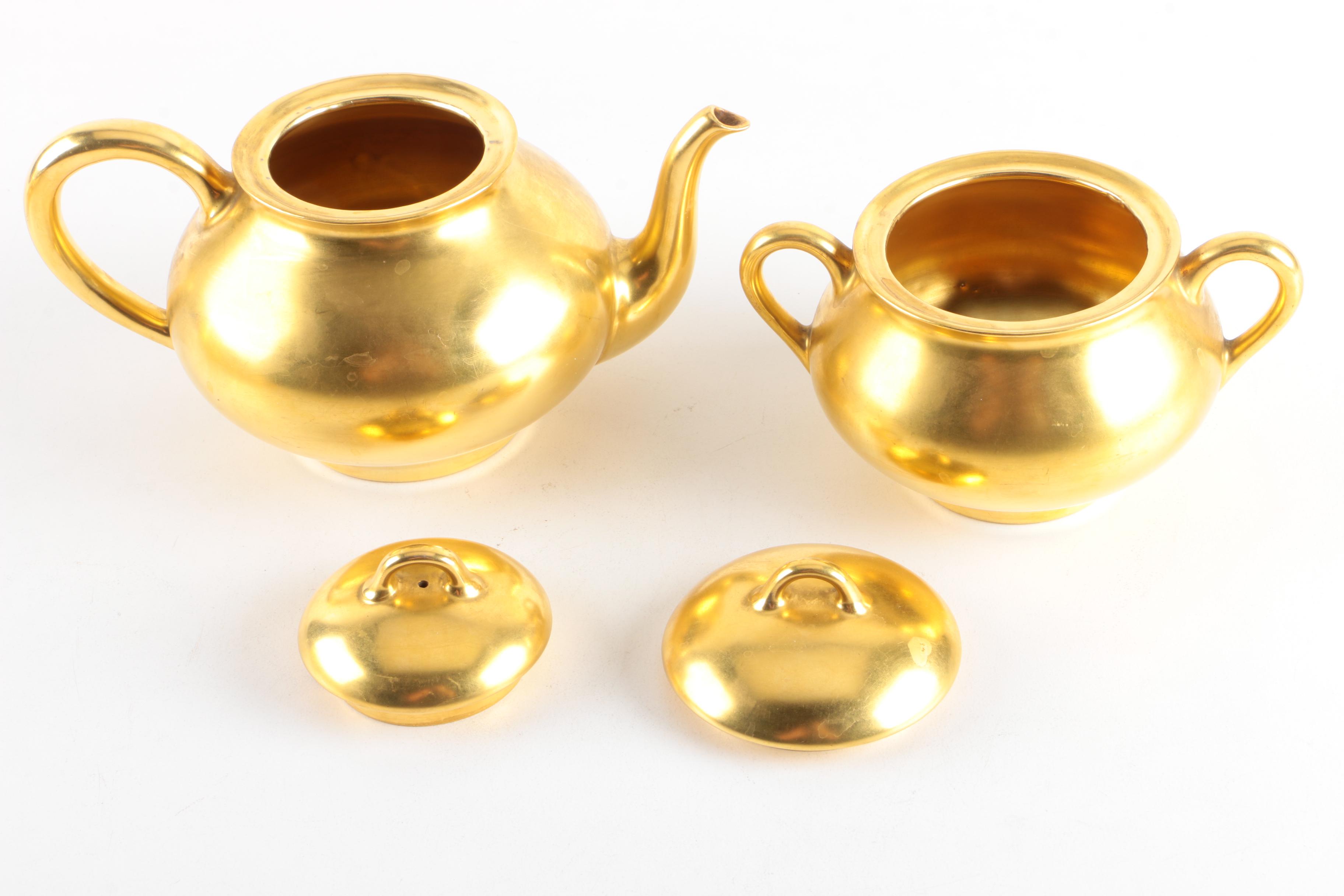 Haviland & Co. Limoges Gilt Ceramic Tableware