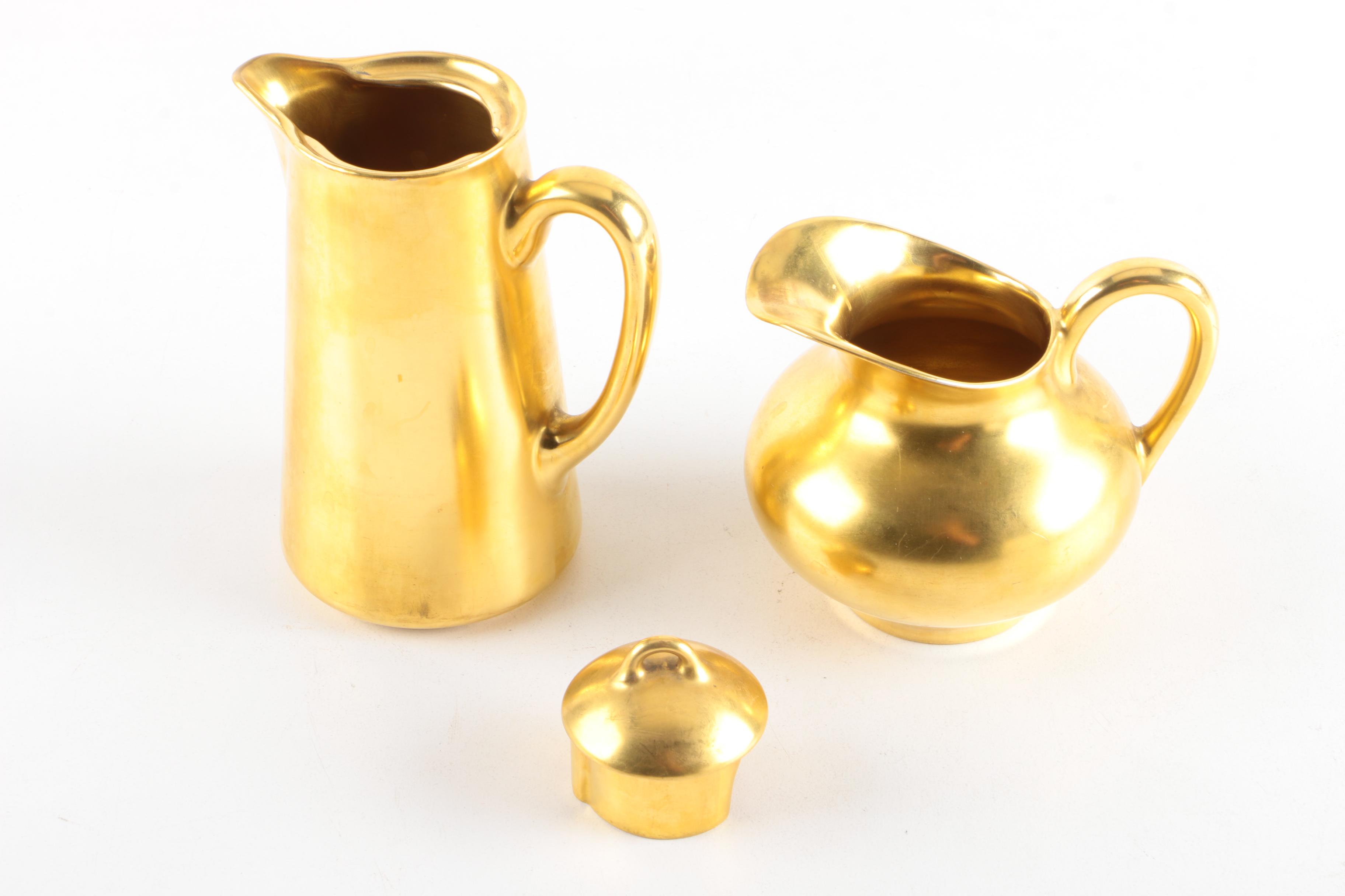 Haviland & Co. Limoges Gilt Ceramic Tableware