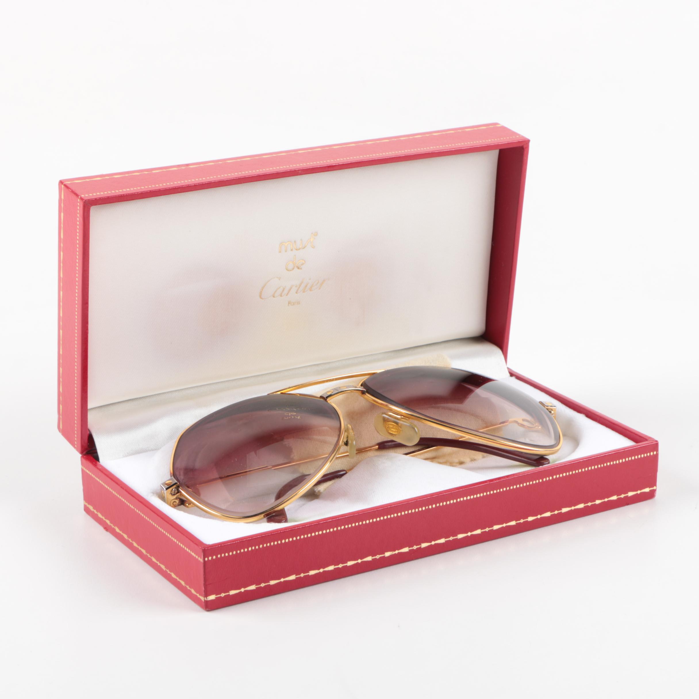 Cartier Prescription Aviator Sunglasses