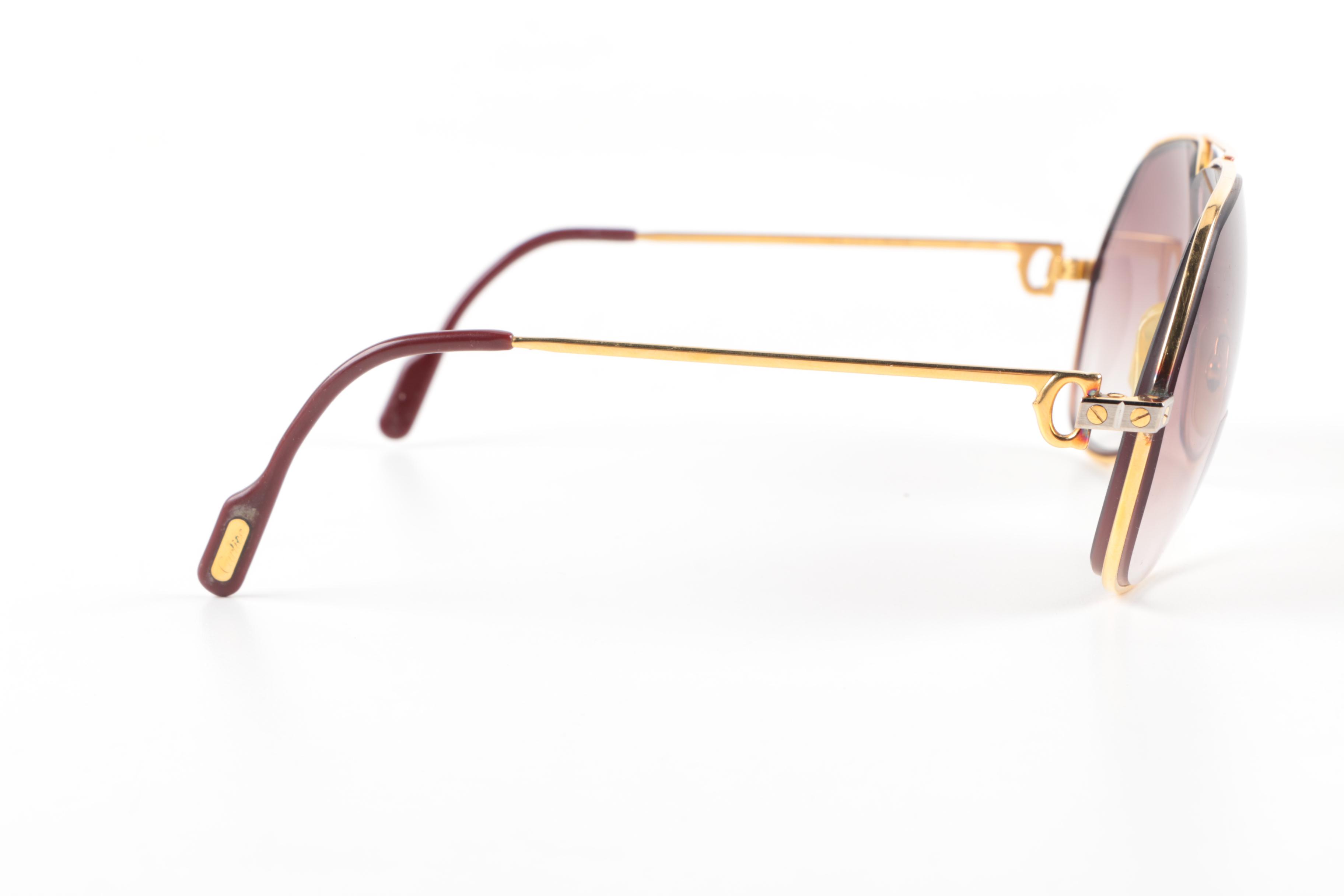 Cartier Prescription Aviator Sunglasses