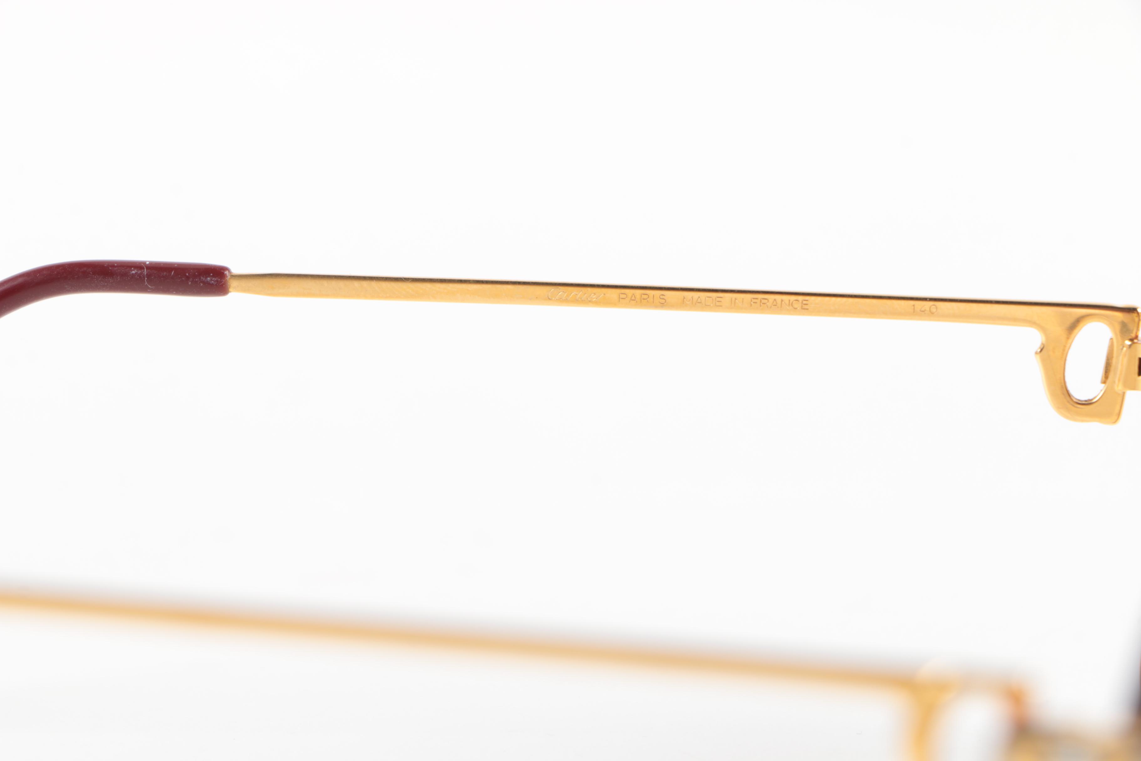 Cartier Prescription Aviator Sunglasses