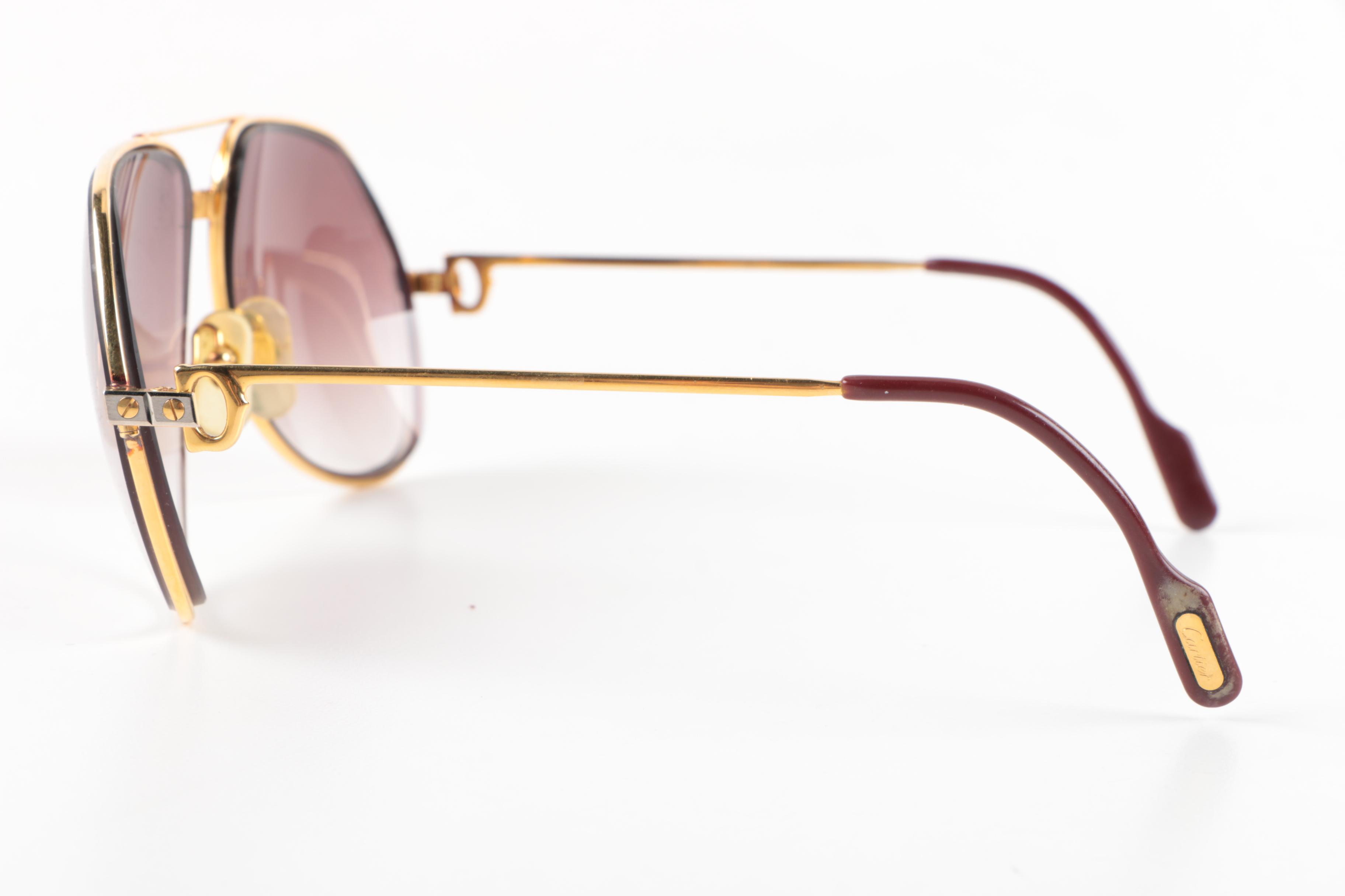 Cartier Prescription Aviator Sunglasses