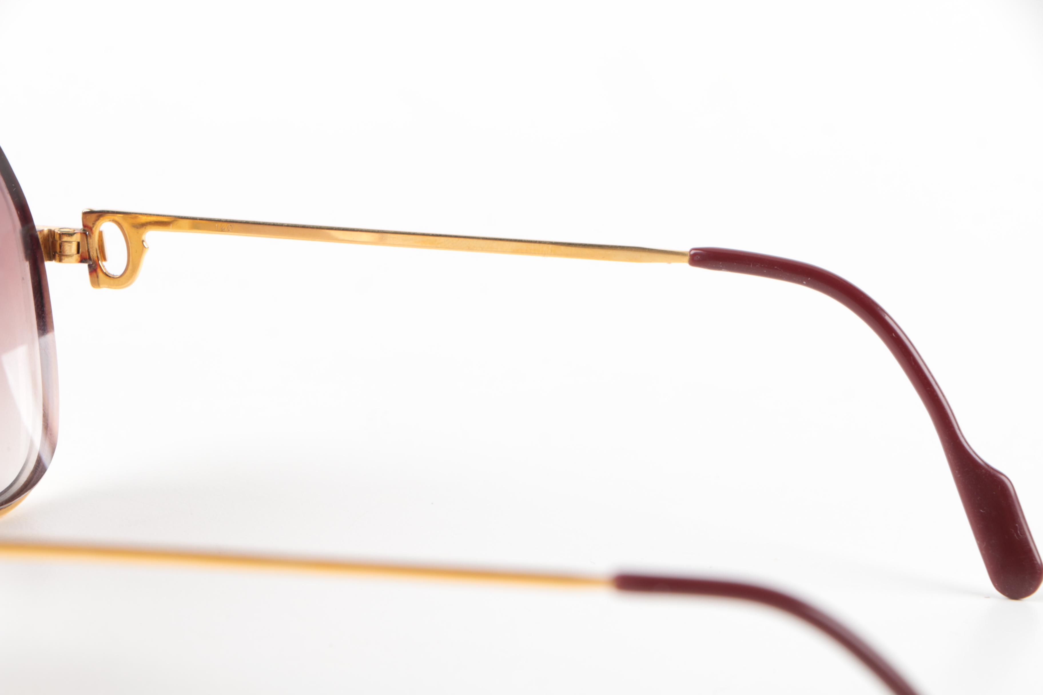 Cartier Prescription Aviator Sunglasses