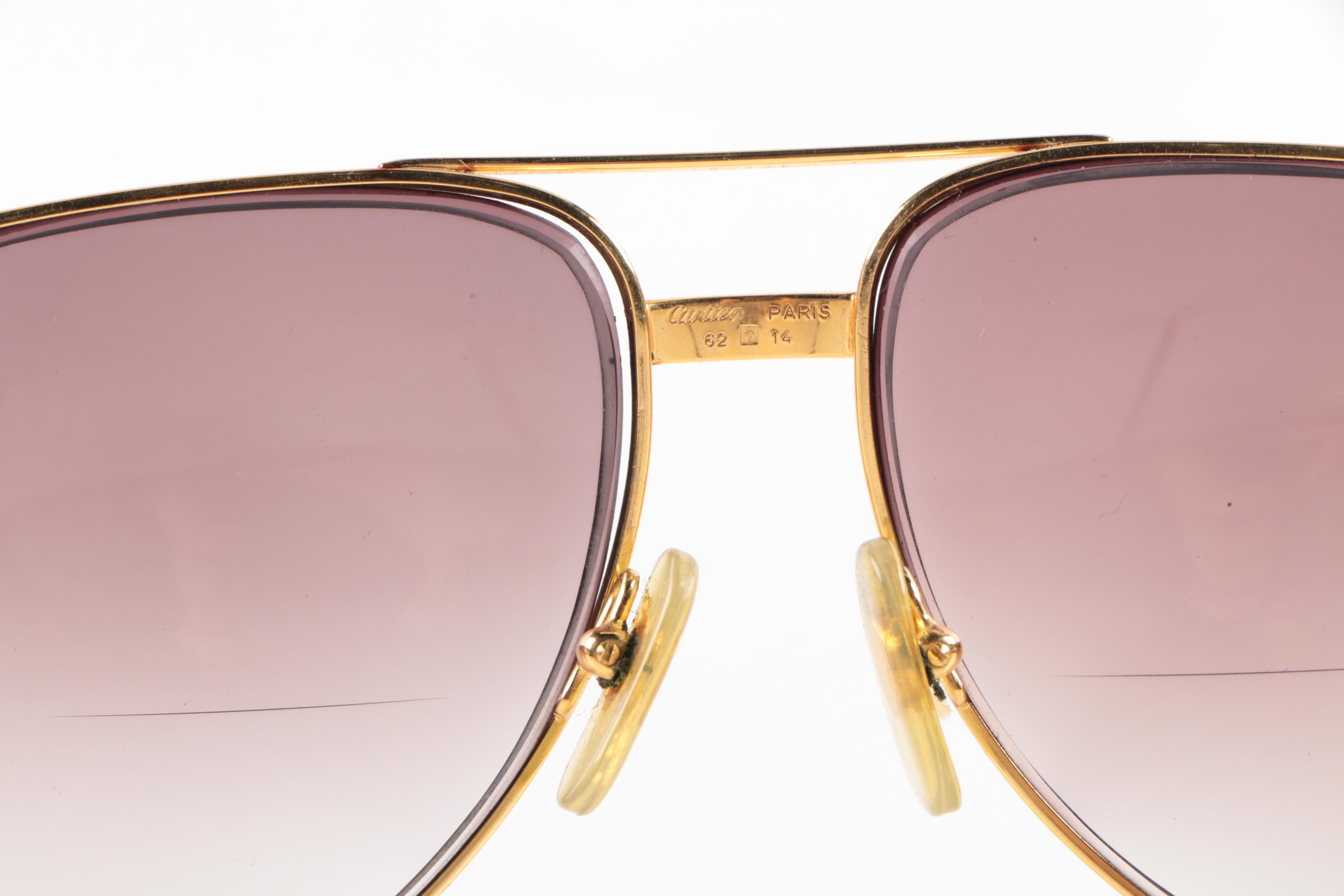 Cartier Prescription Aviator Sunglasses