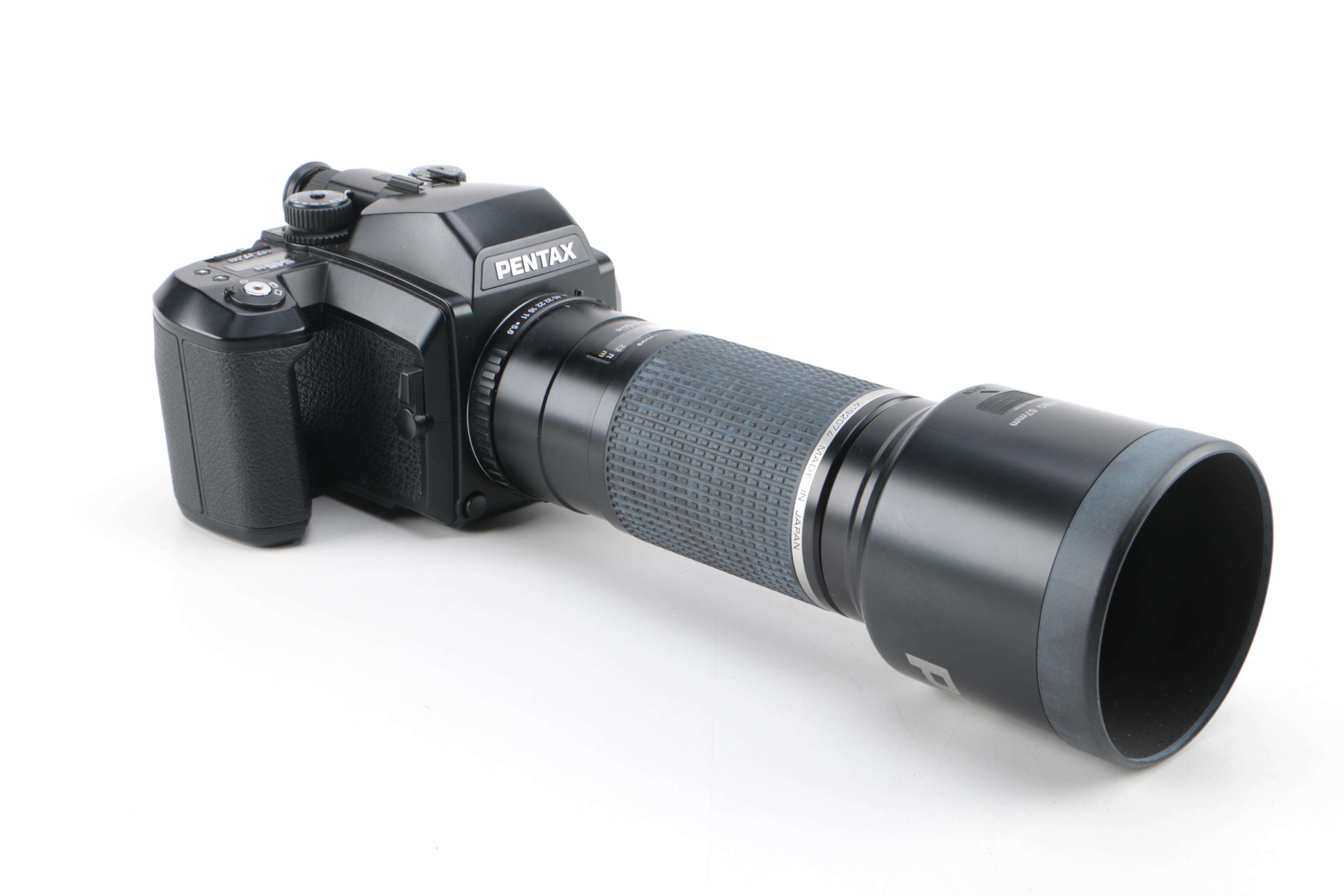 Pentax "645N" Medium Format Still Camera with Accessories