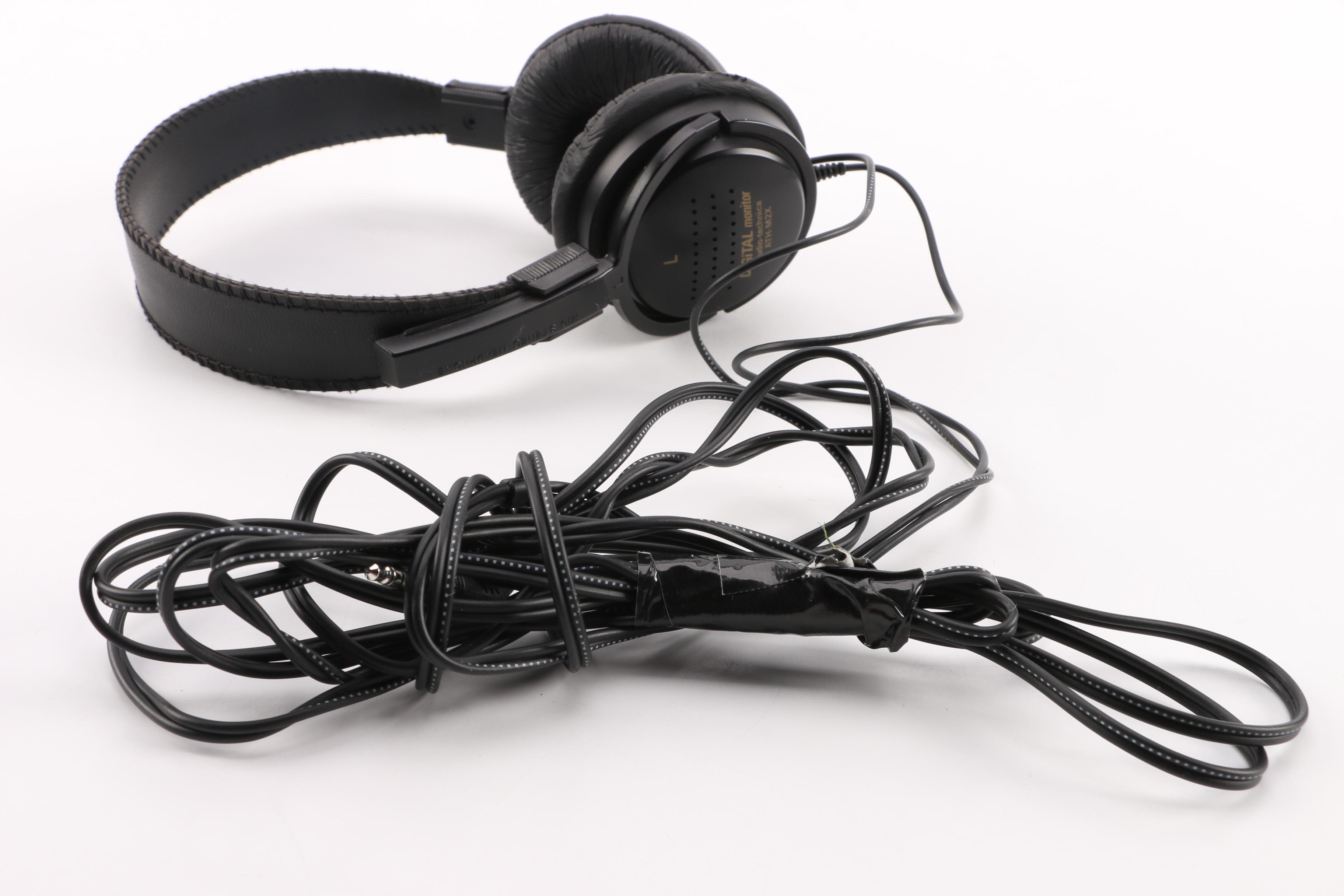 Five Pairs Audio-Technica ATH-M2X Digital Monitor Headphones