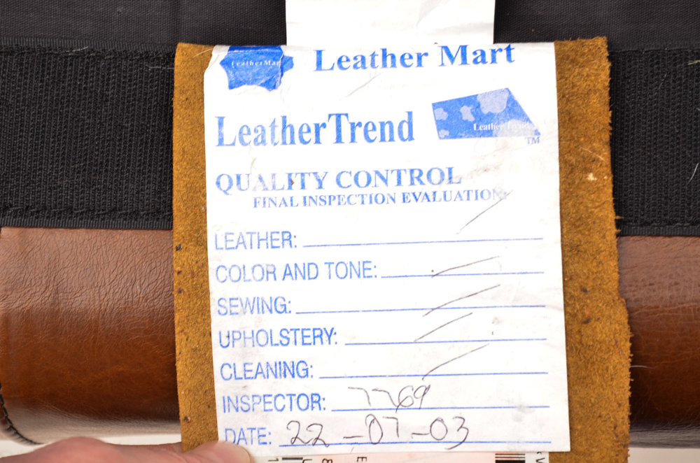 Brown Leather Sofa by Leather Trend