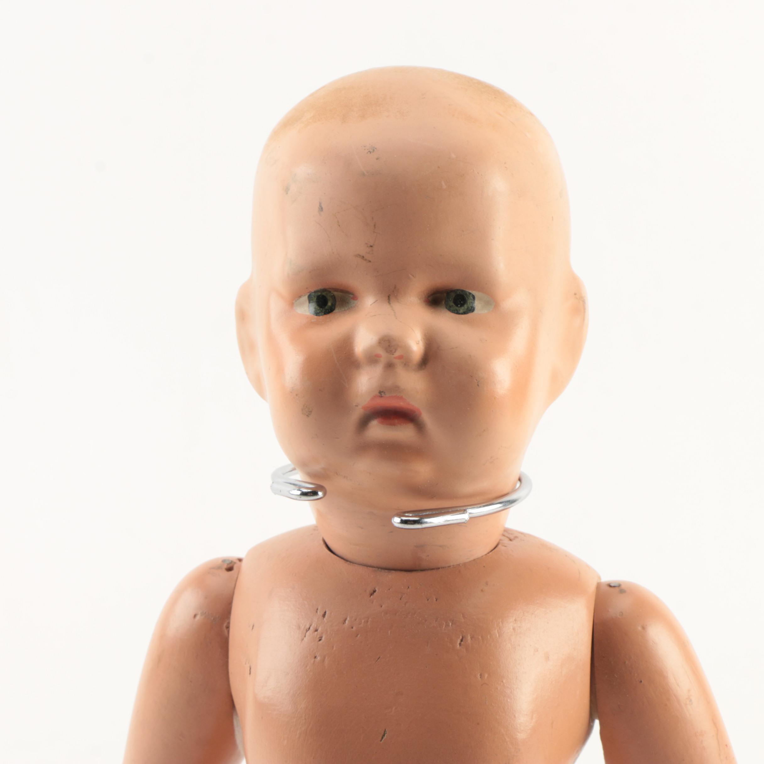 Vintage Schoenhut Walkable Toddler Doll