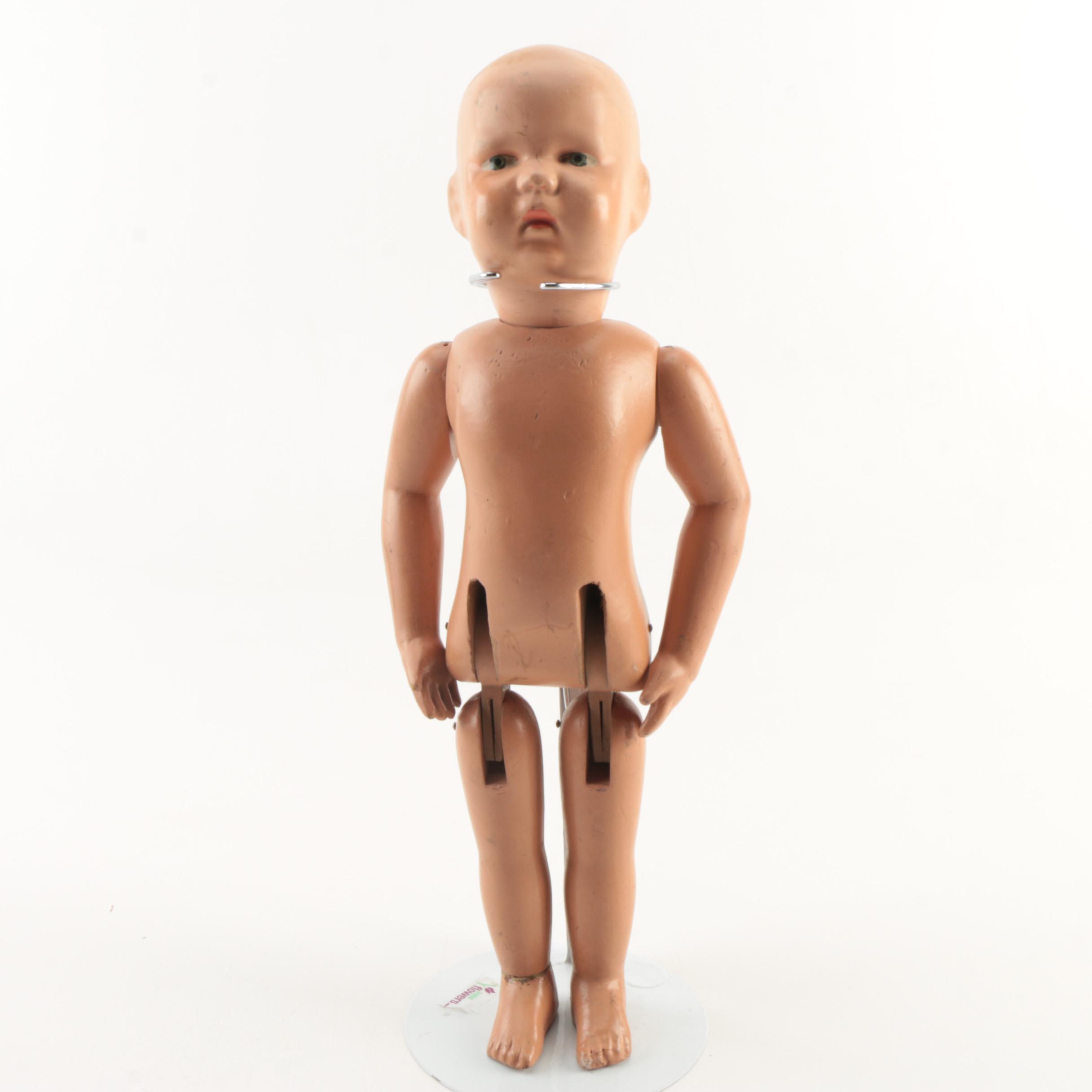 Vintage Schoenhut Walkable Toddler Doll