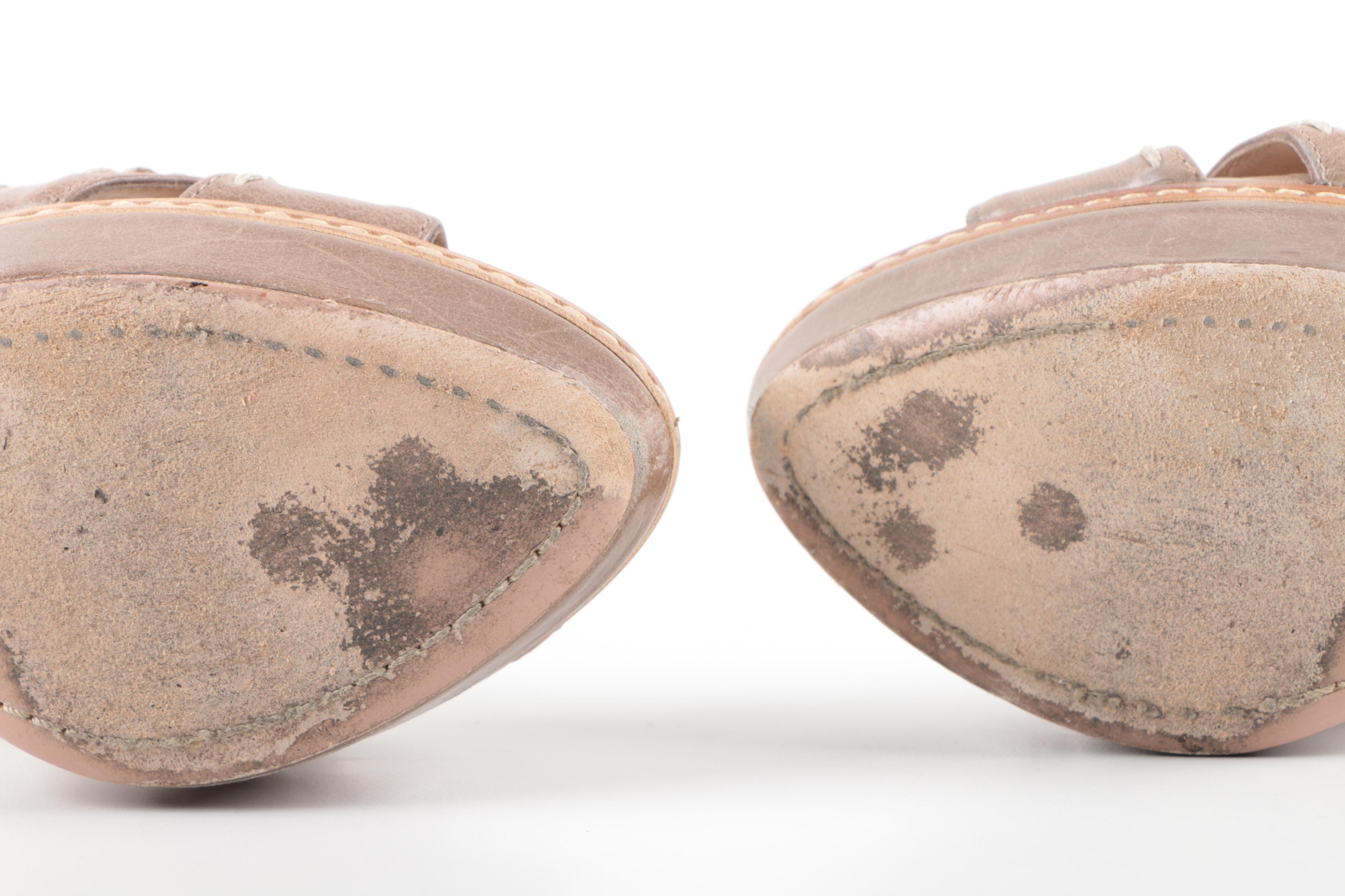 Prada Strappy Platform Sandals