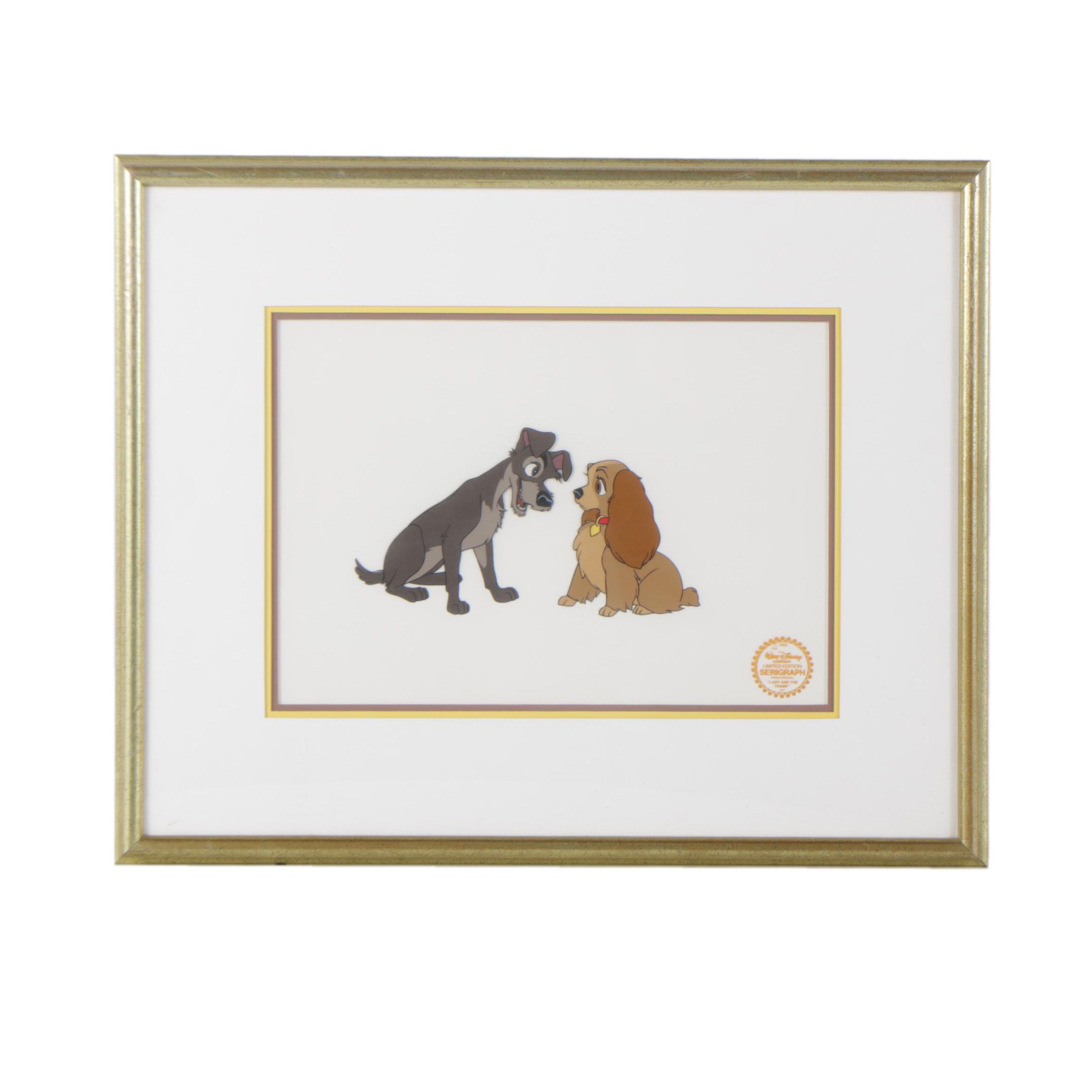 Walt Disney Company Limited Edition Animation Cel "Lady and the Tramp"