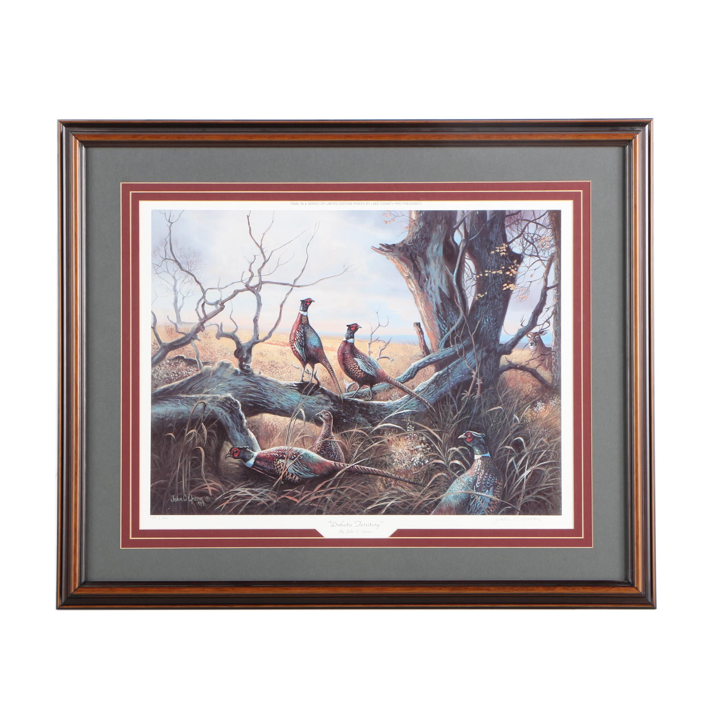 John C. Green 1989 Limited Edition Offset Lithograph on Paper "Dakota Territory"