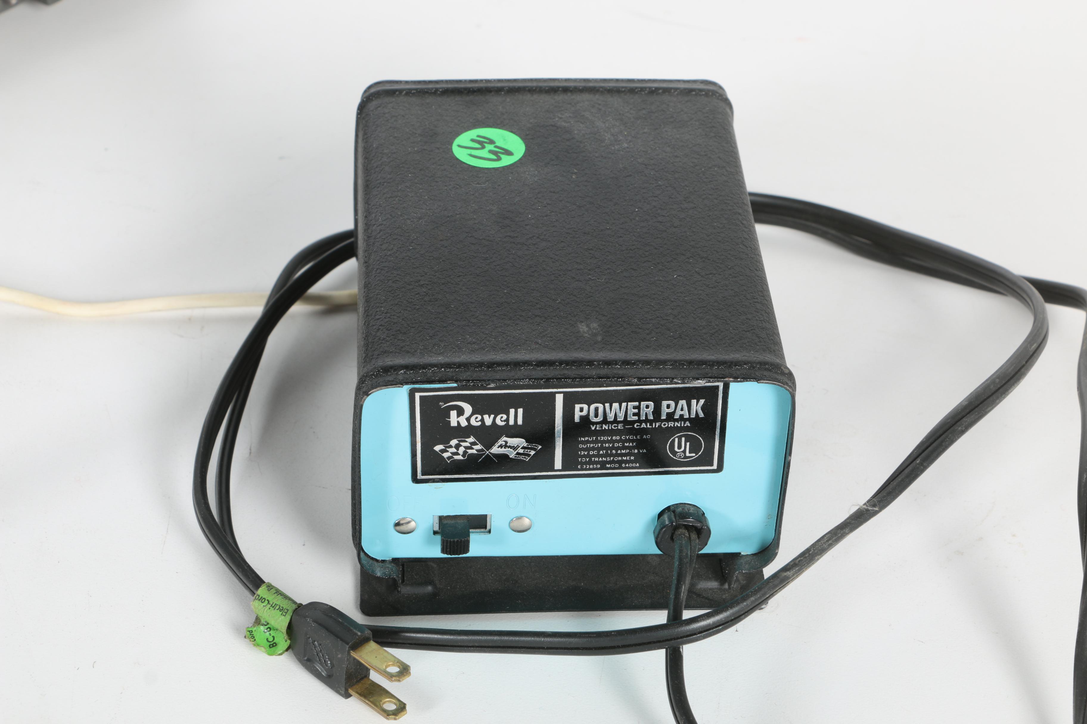 1960s Revell Slot Car Set