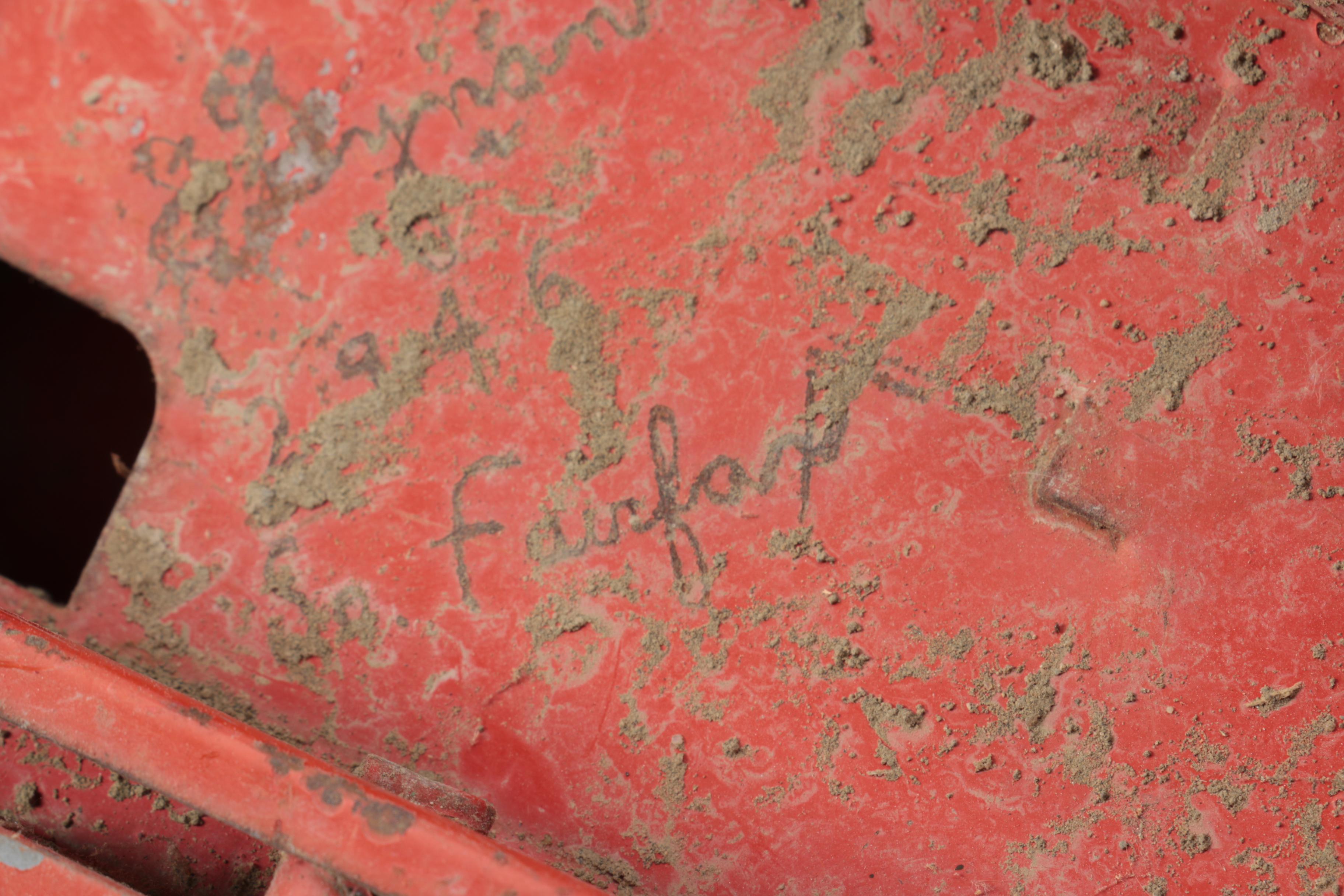 Doepke Model Toys Pressed Steel Tractor and Combine