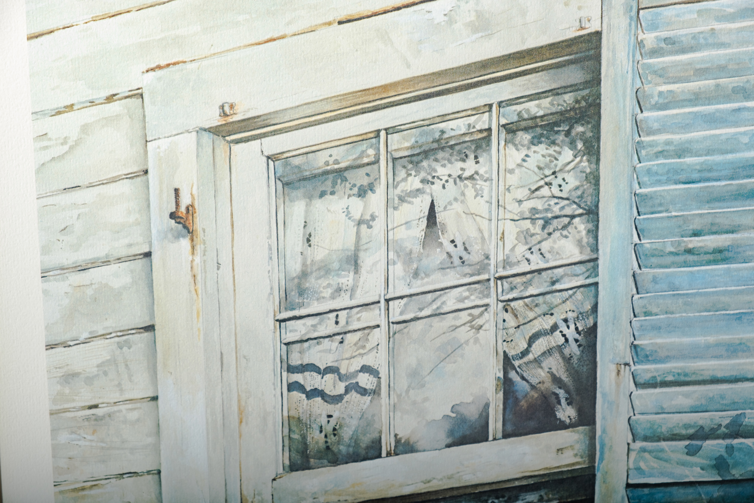 H.R. Lovell 1980s Limited Edition Offset Lithograph "One Shutter"