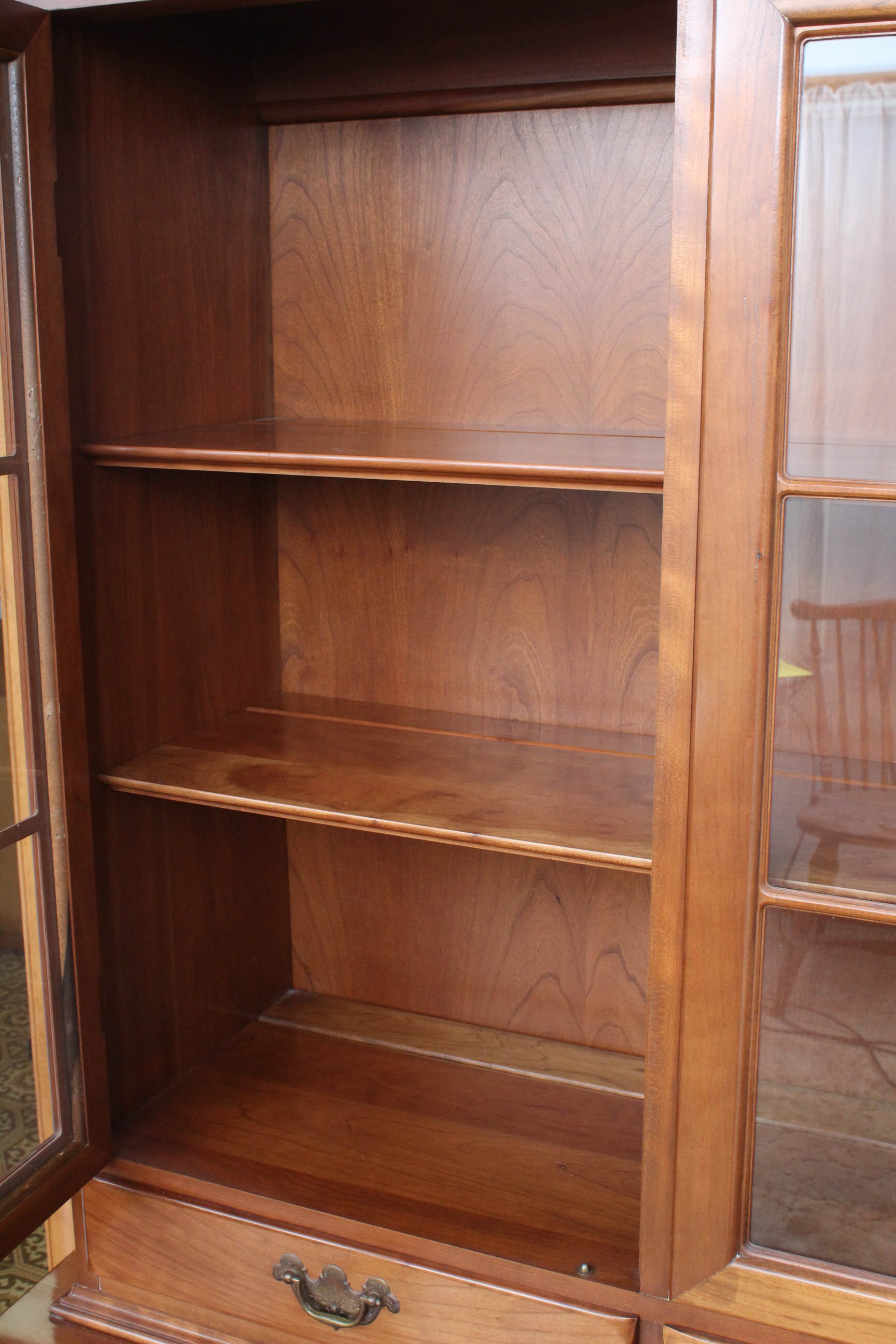 Vintage "Welsh Valley" Cherry China Cabinet by Thomasville