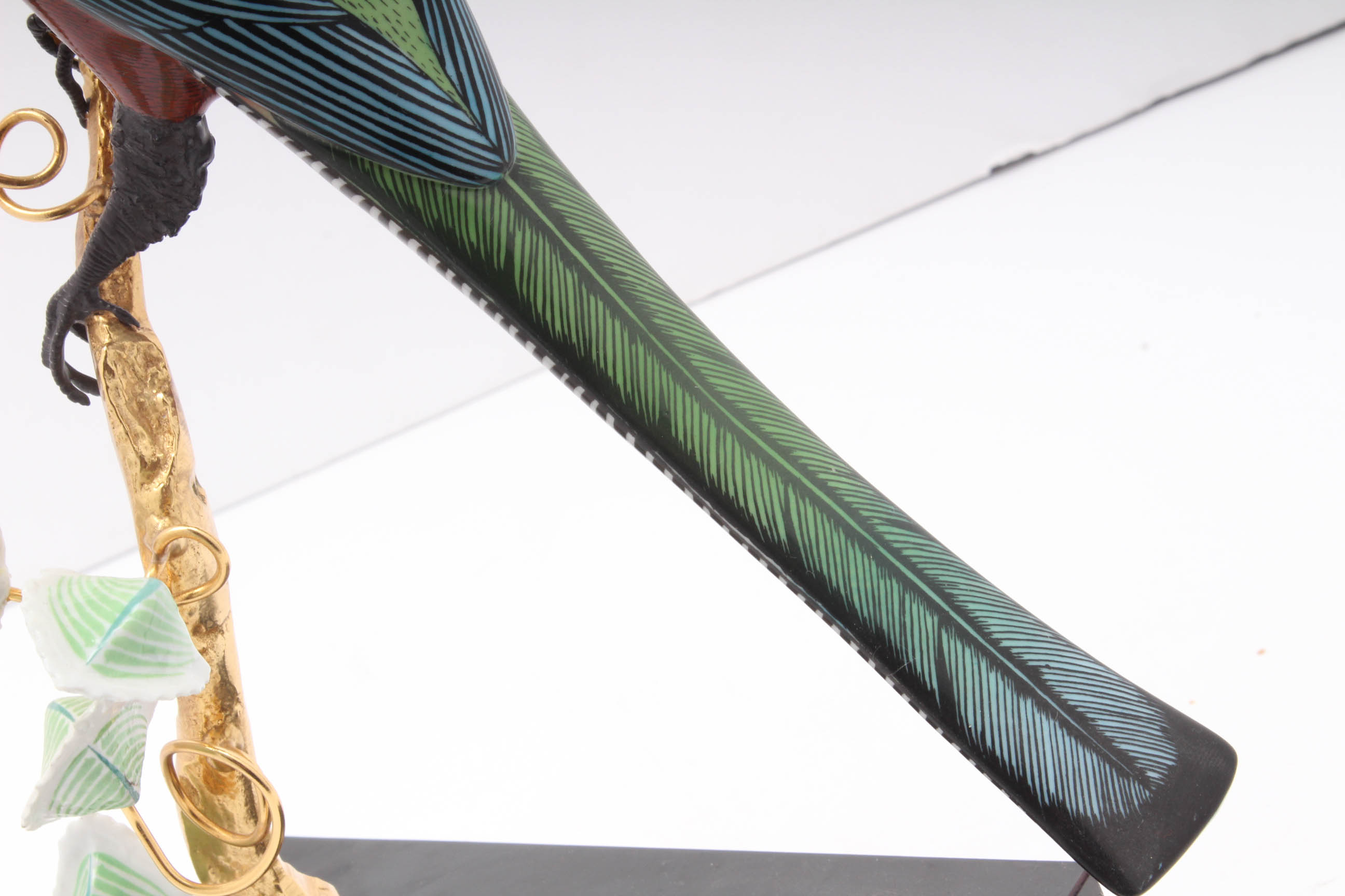 Mangani Porcelain Sculpture Bird Figurine