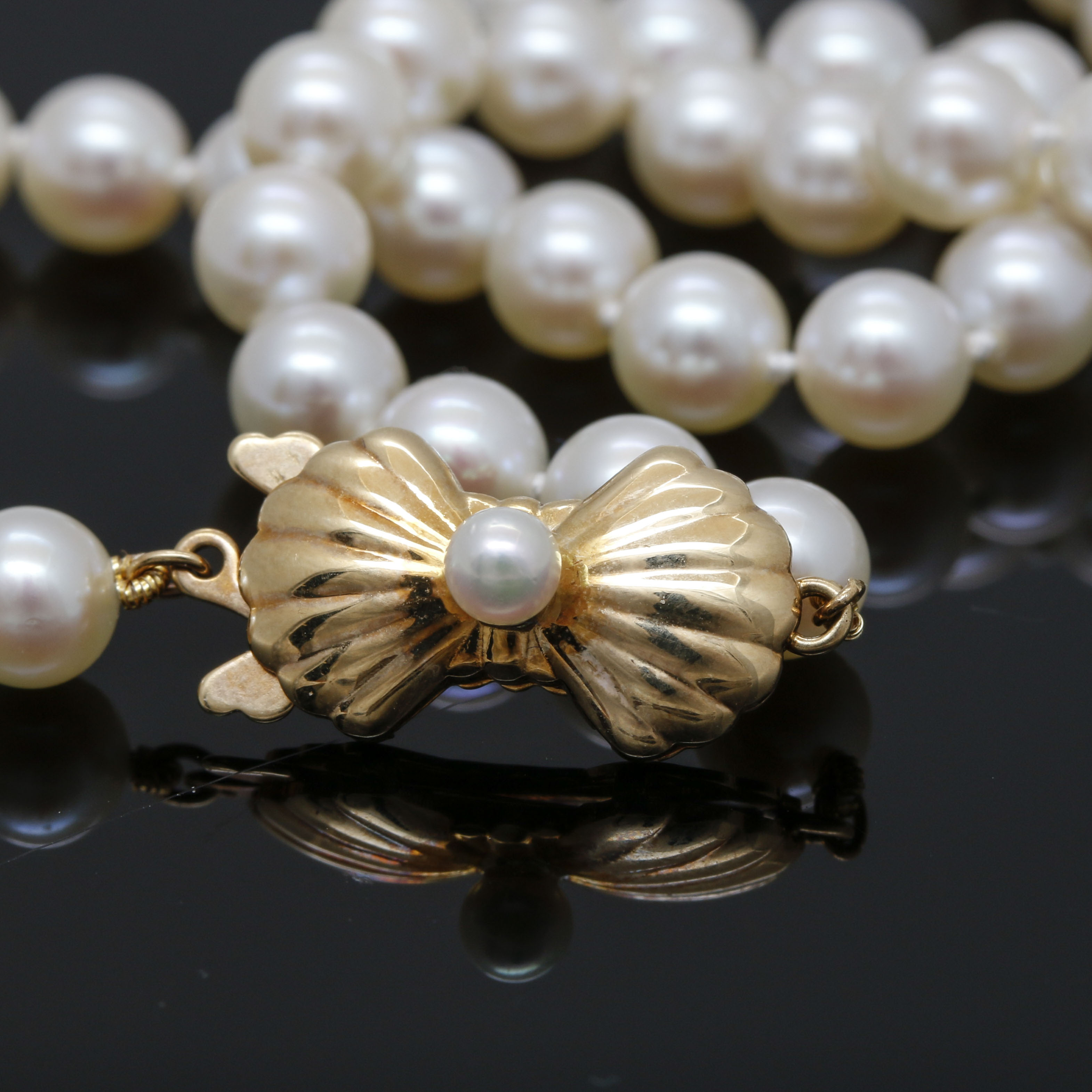 Blue Lagoon 14K Yellow Gold Cultured Pearl Necklace