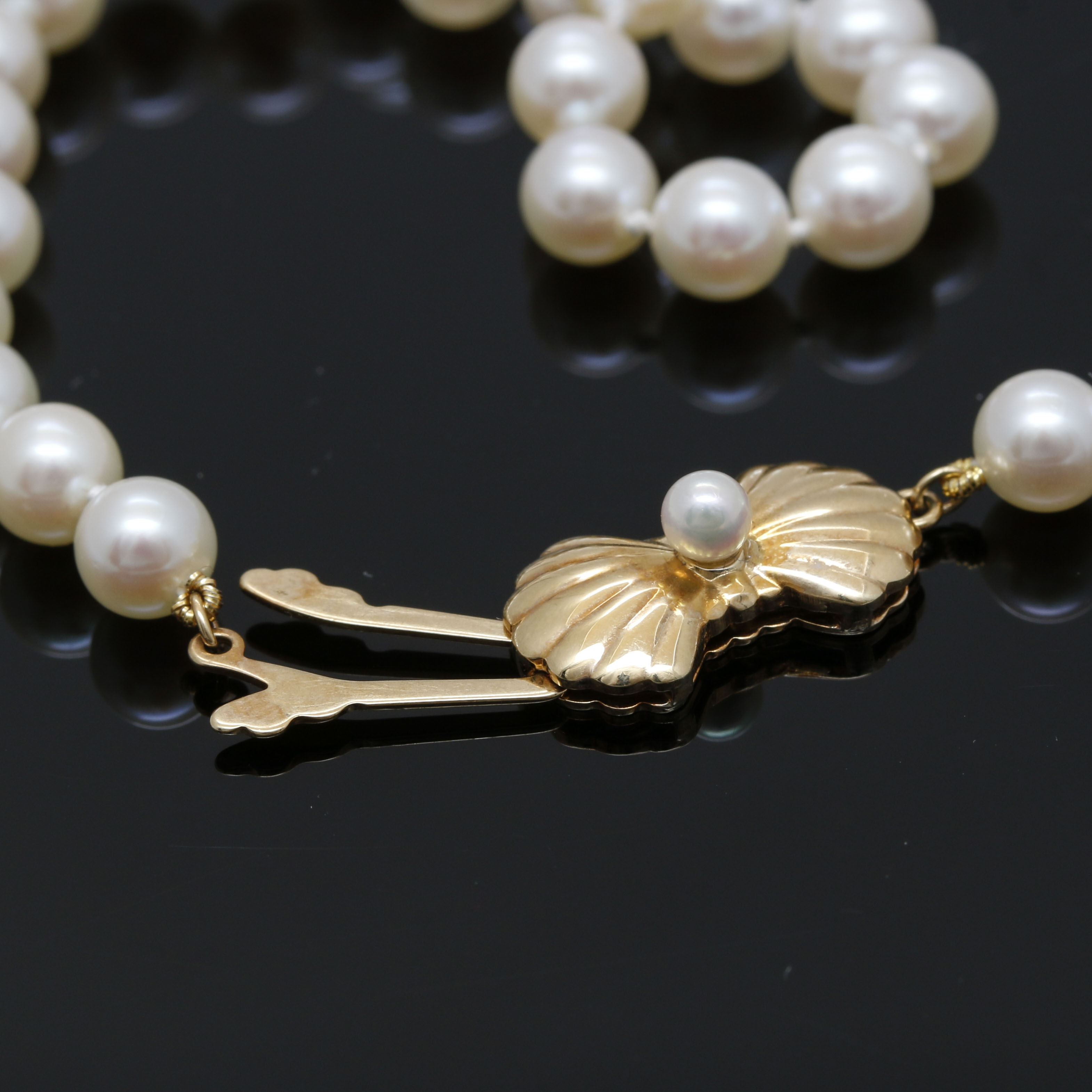 Blue Lagoon 14K Yellow Gold Cultured Pearl Necklace