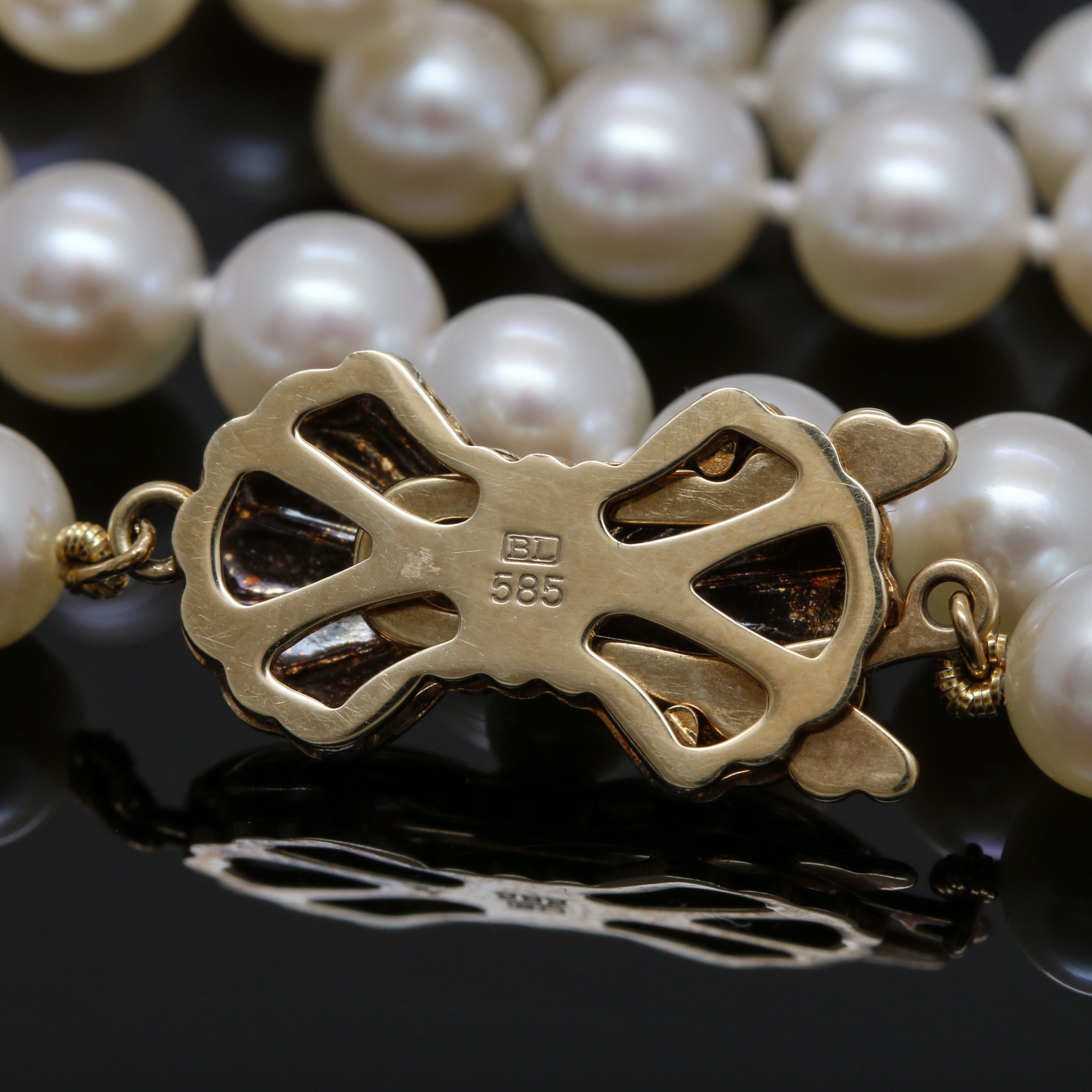 Blue Lagoon 14K Yellow Gold Cultured Pearl Necklace