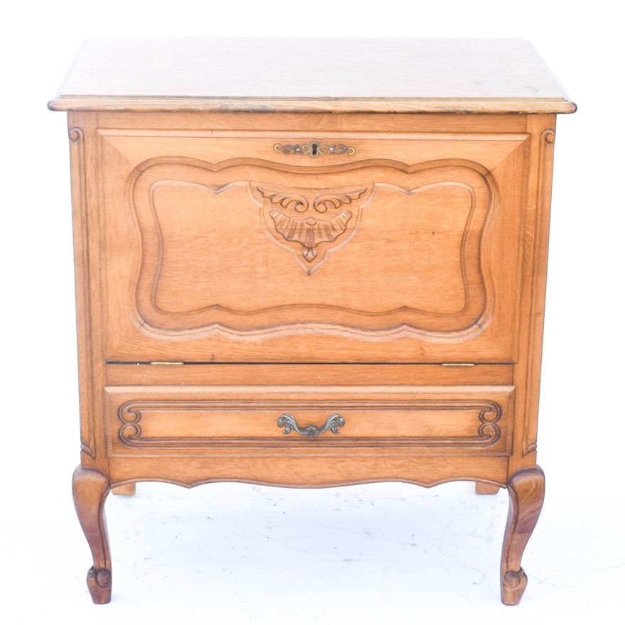 French Provincial Style Bar Cabinet