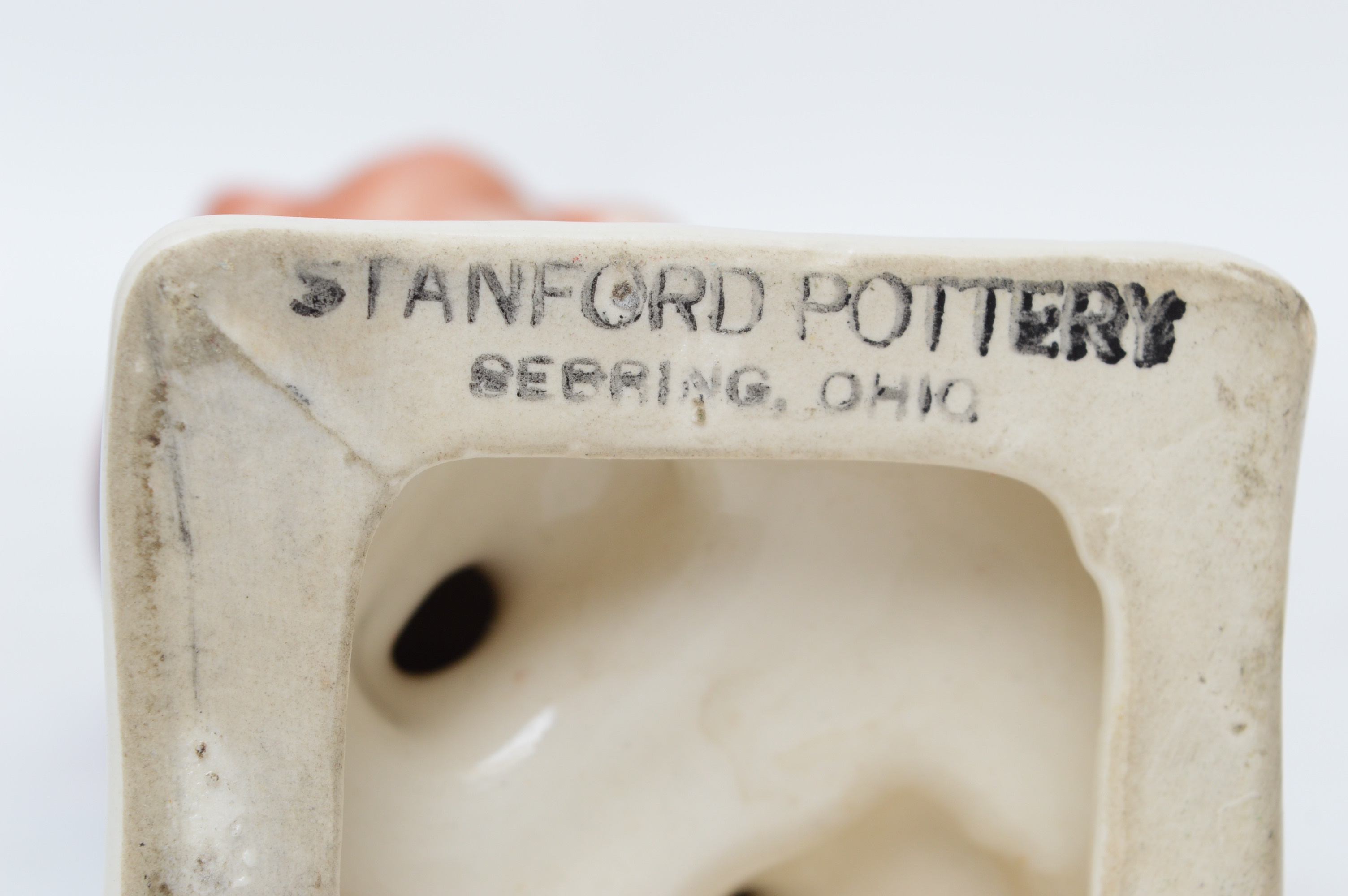 Stanford Pottery Cleveland Indians Mascot (1930's - 1940's)