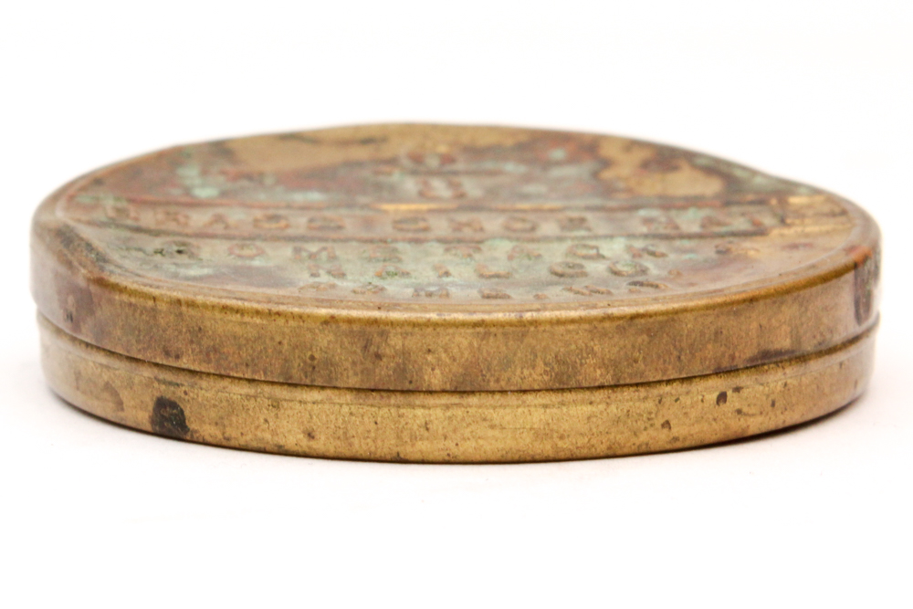 Vintage Rome Tack & Nail Co Brass Shoe Nail Kit and Container